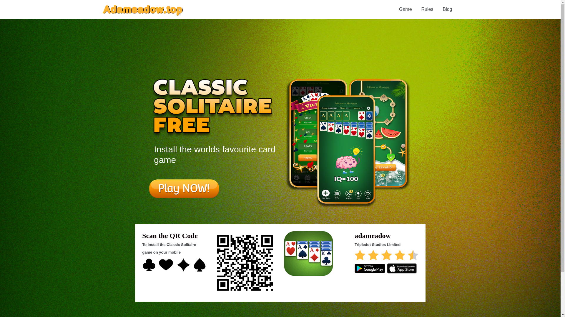 website screenshot of https://adameadow.top/