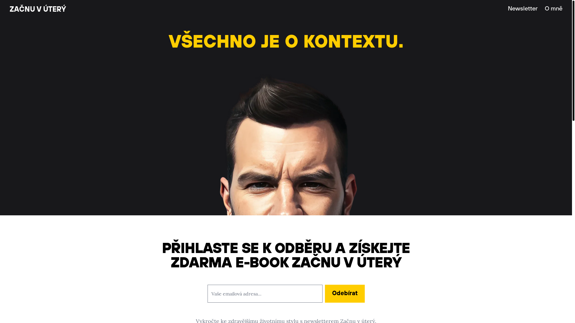 website screenshot of https://zacnu-v-utery.pages.dev/