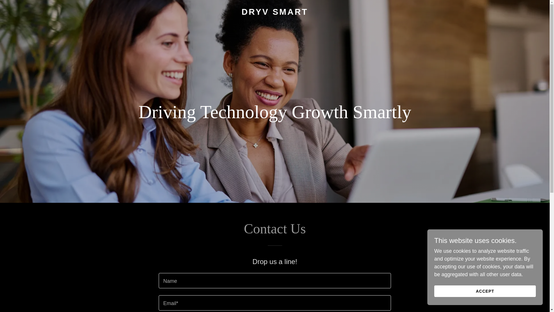 website screenshot of https://dryvsmart.com/