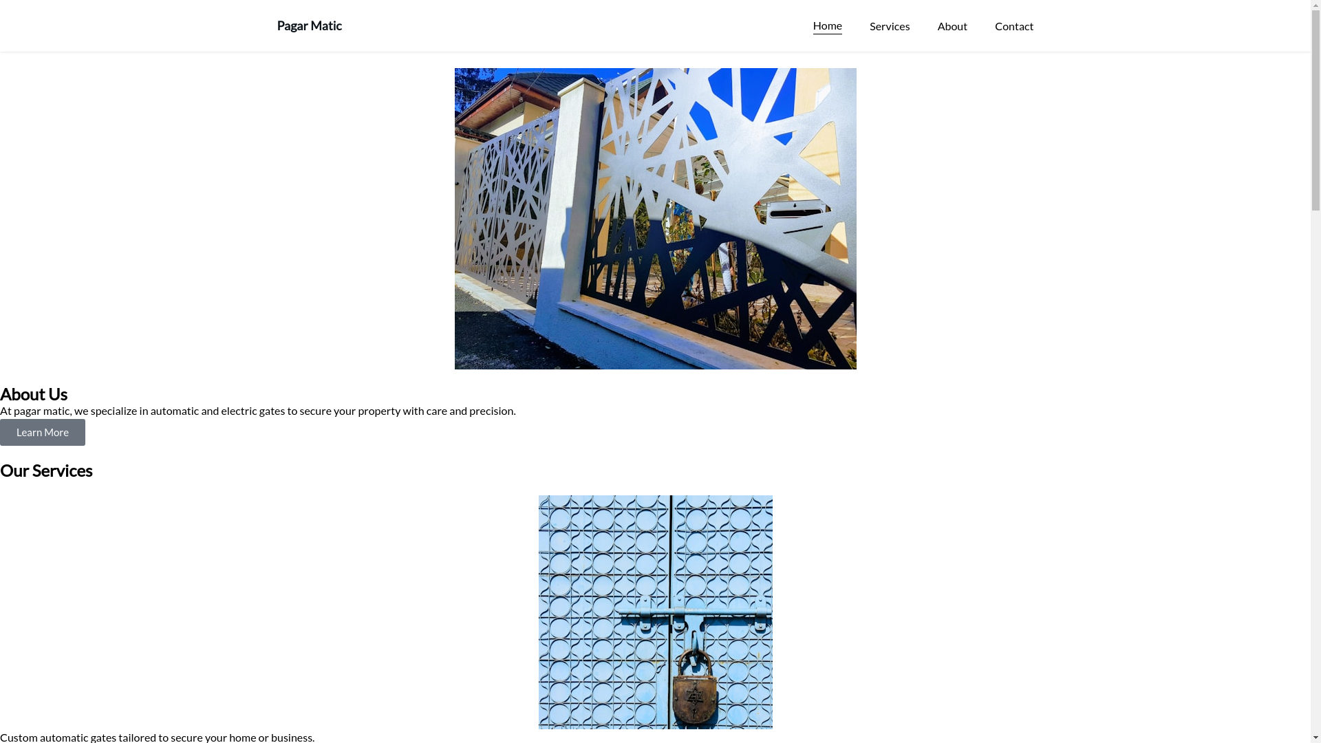 website screenshot of https://pagarmatic.id/