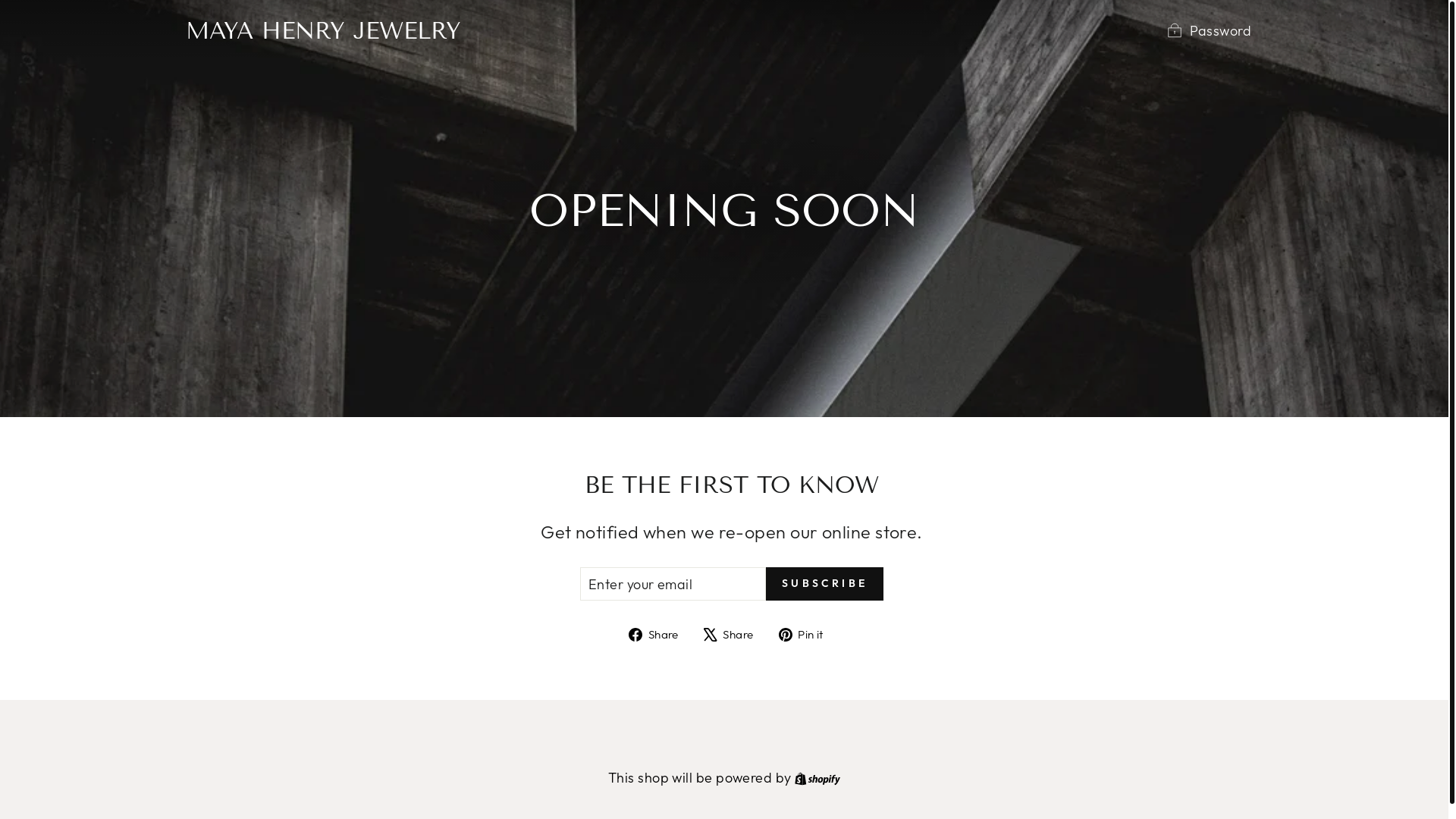 website screenshot of https://mayahenryjewelry.com/