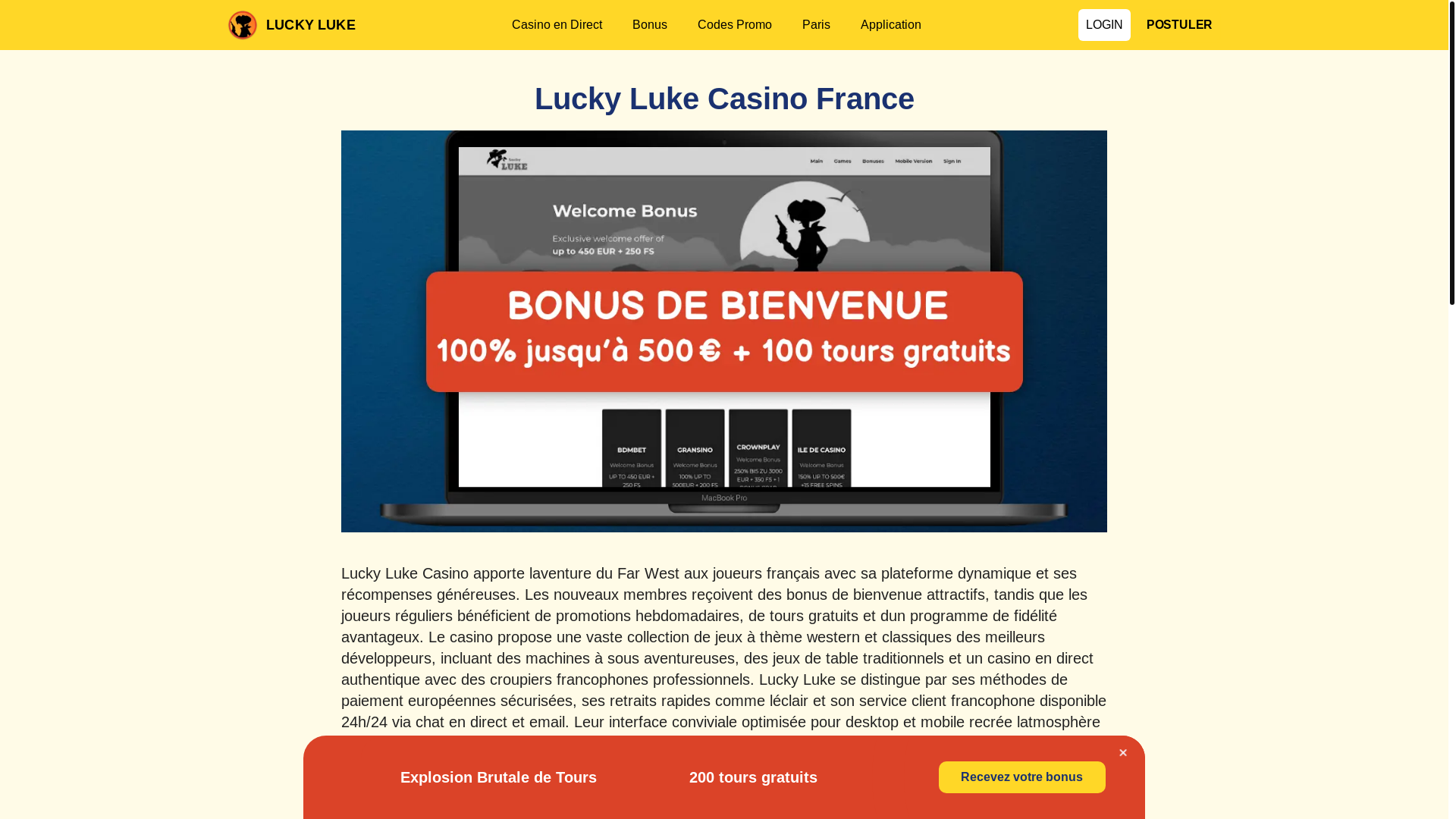 website screenshot of https://luckyluke-casino-com.pages.dev/