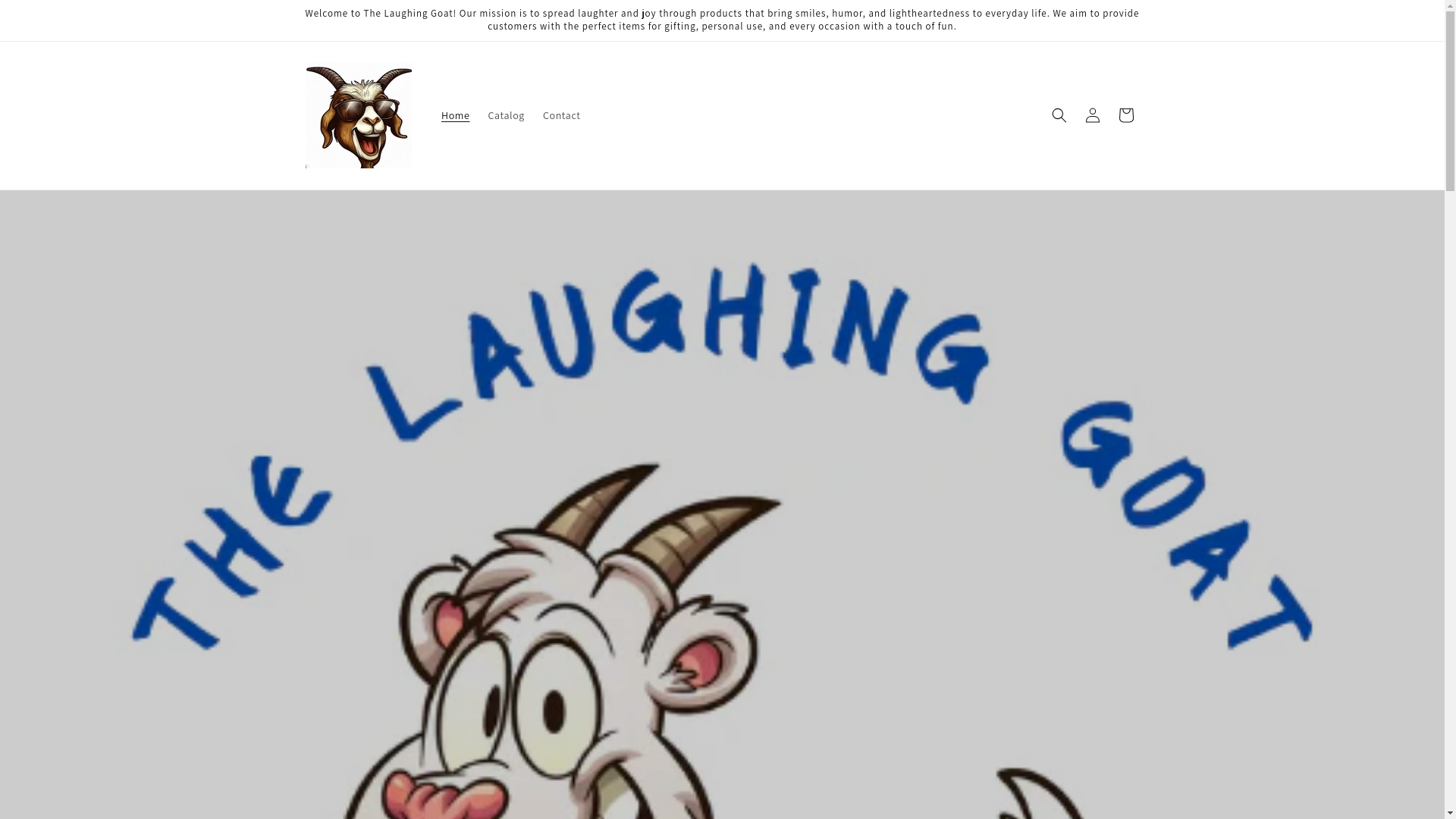 website screenshot of https://thelaughinggoat.net/