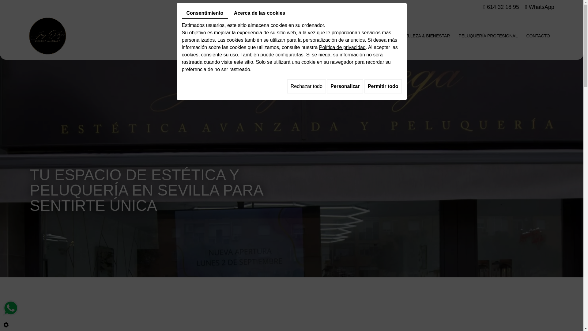 website screenshot of https://esteticaavanzadajessiortega.es/