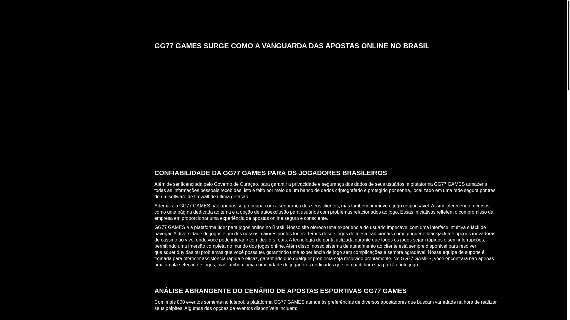 website screenshot of https://gg77gamesbet.com/