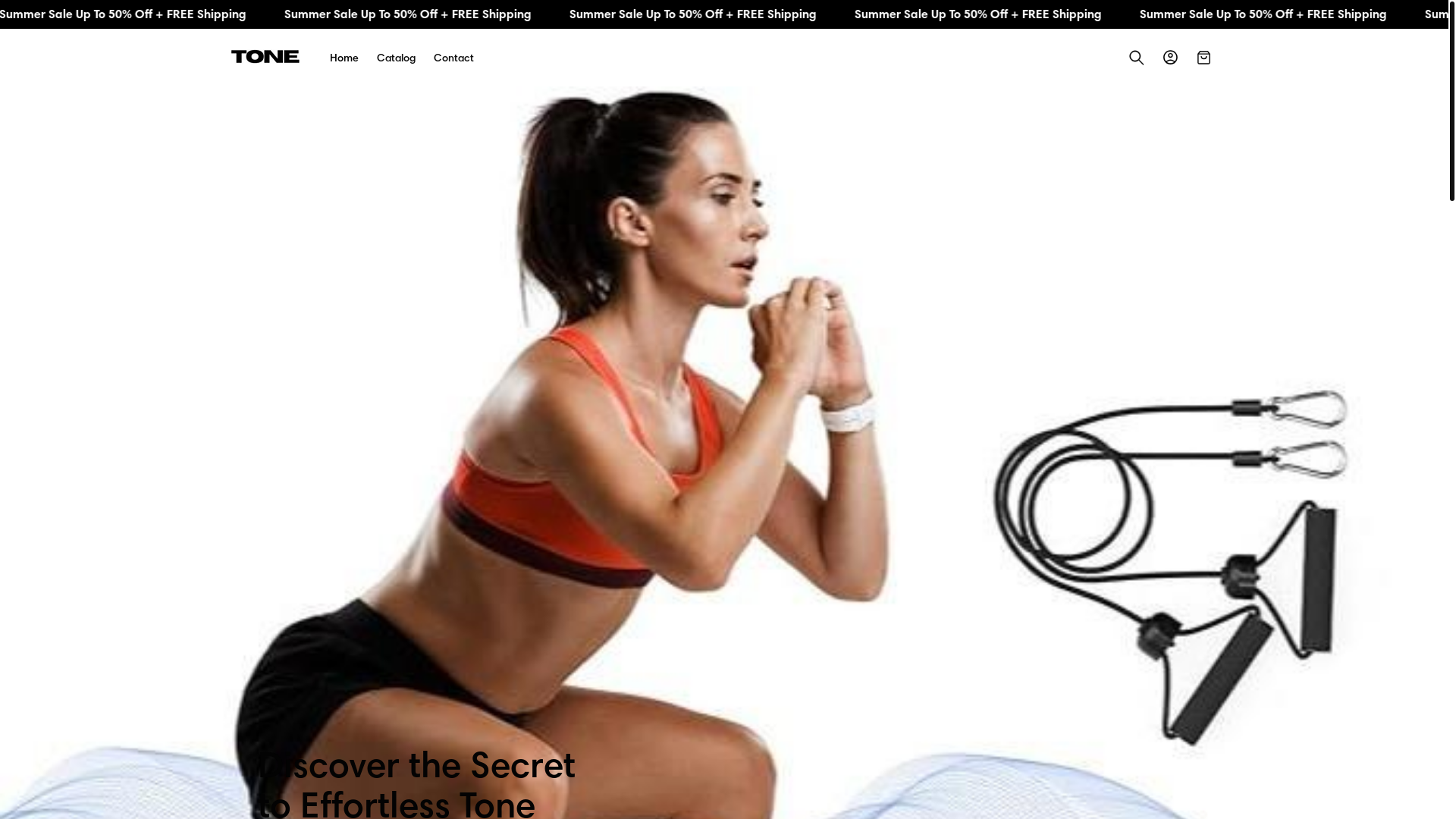 website screenshot of https://tonehealth.co/