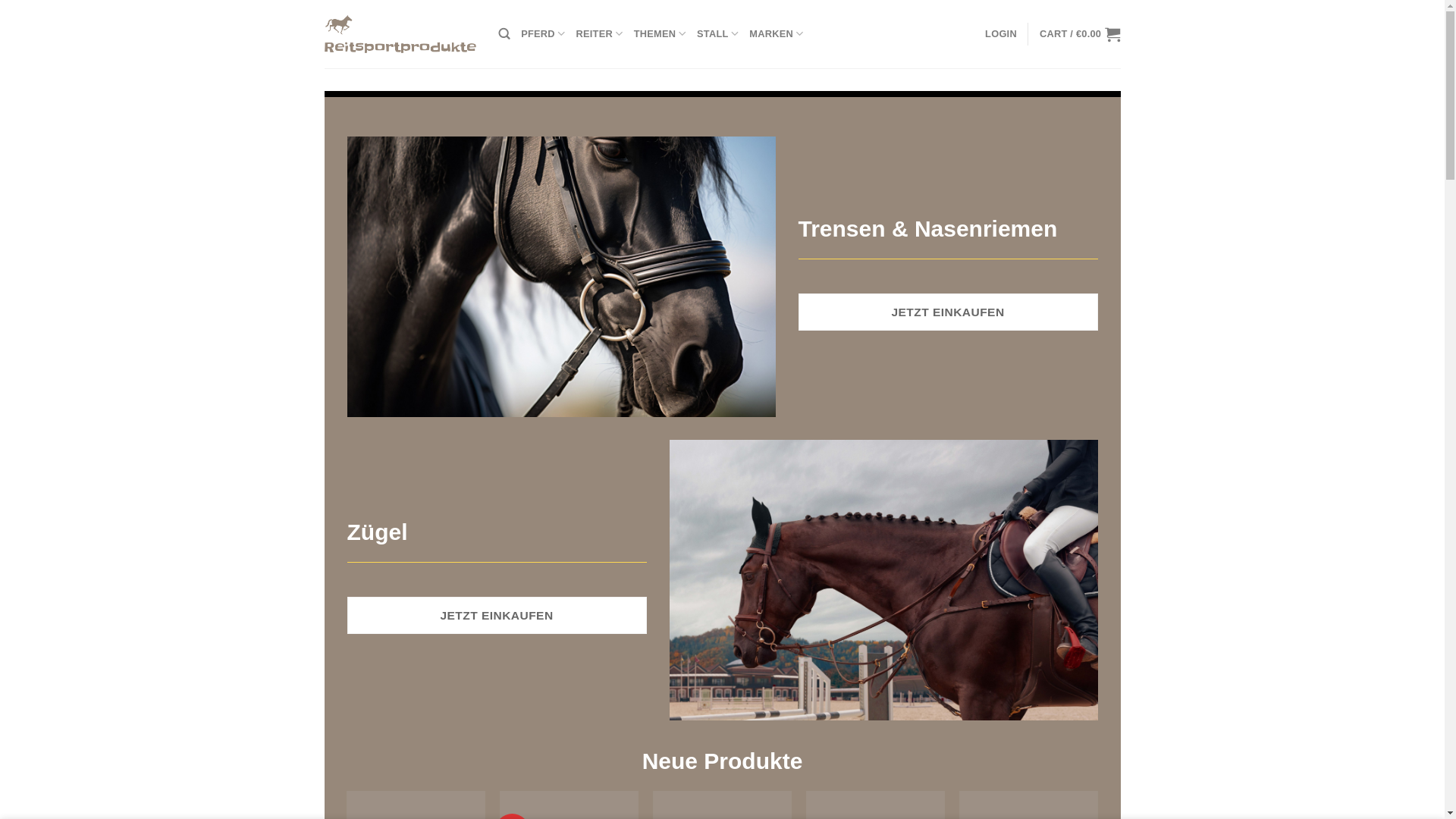 website screenshot of https://reitsportprodukte.com/