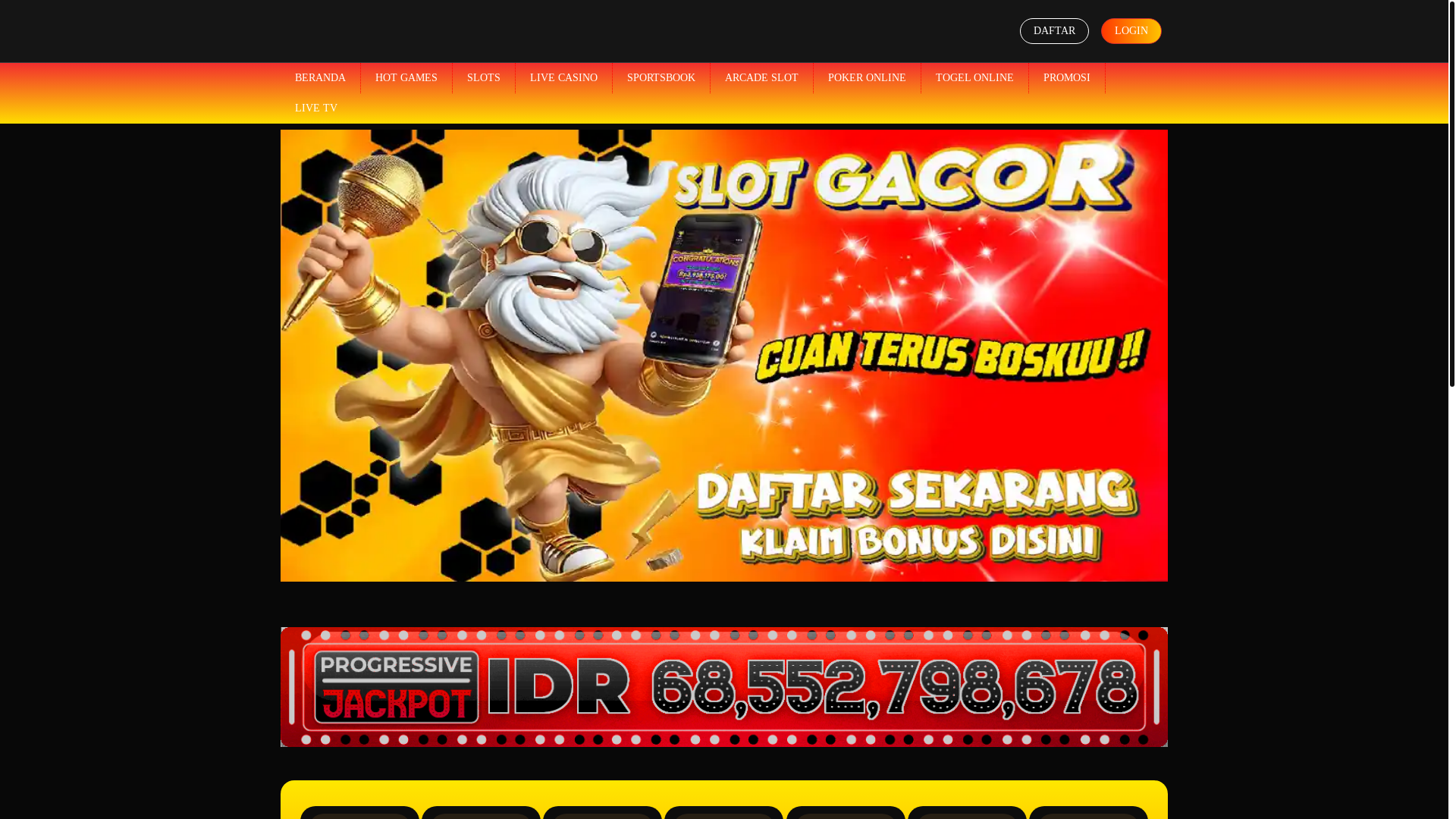 website screenshot of https://terbaik89.com/