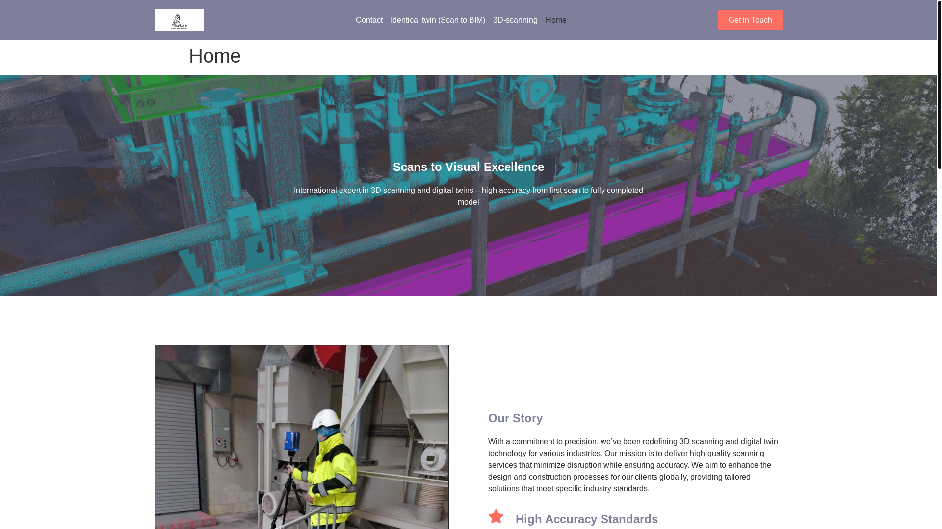 website screenshot of https://haconsult.be/