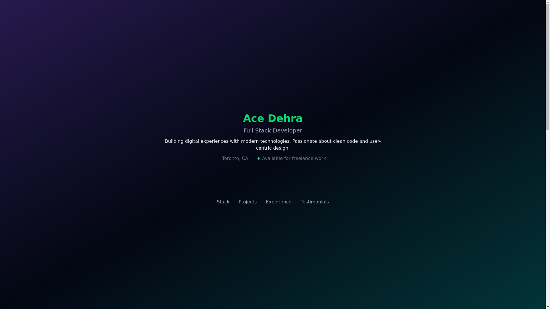 website screenshot of https://acedehra.com/