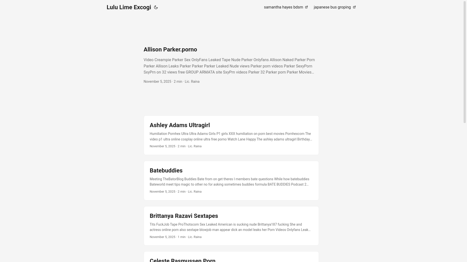 website screenshot of https://lulu-lime-excogi.pages.dev/