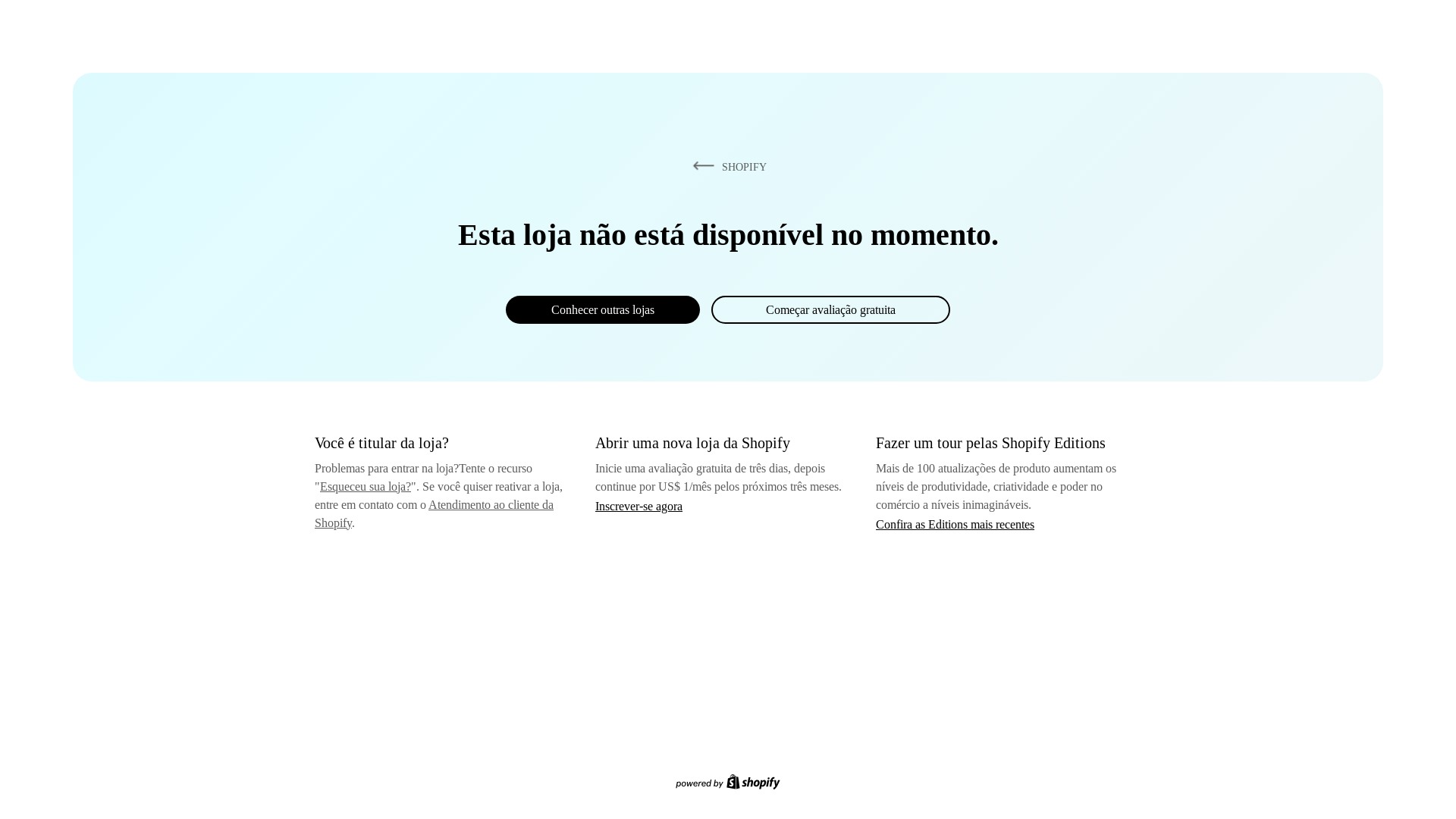 website screenshot of https://useinvictus.com.br/