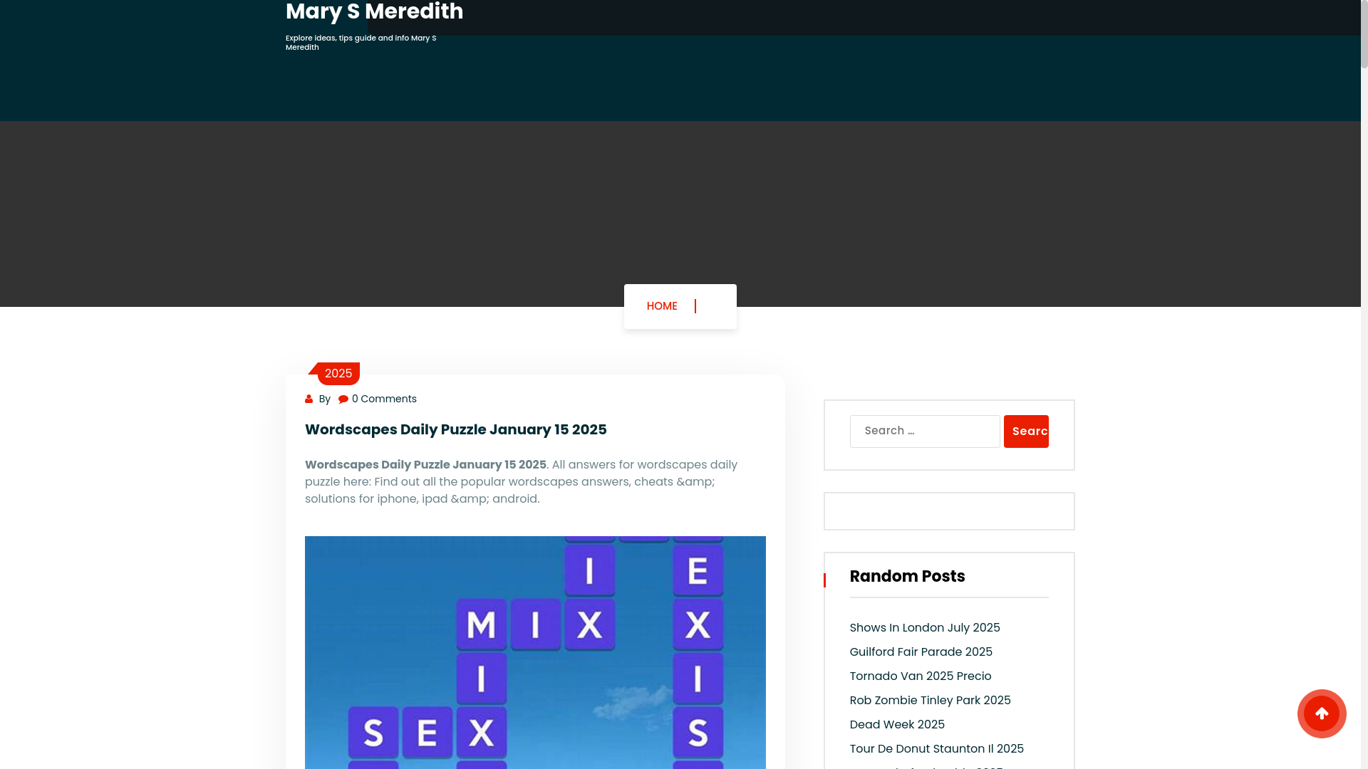 website screenshot of https://marysmeredithg.pages.dev/