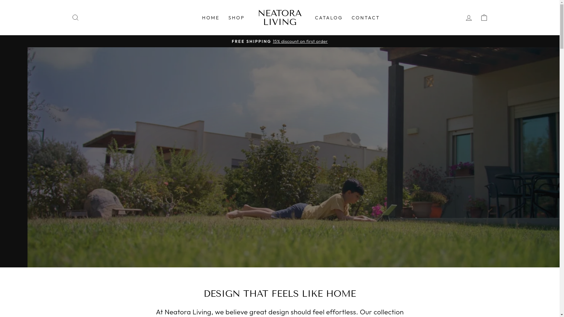 website screenshot of https://neatoraliving.shop/