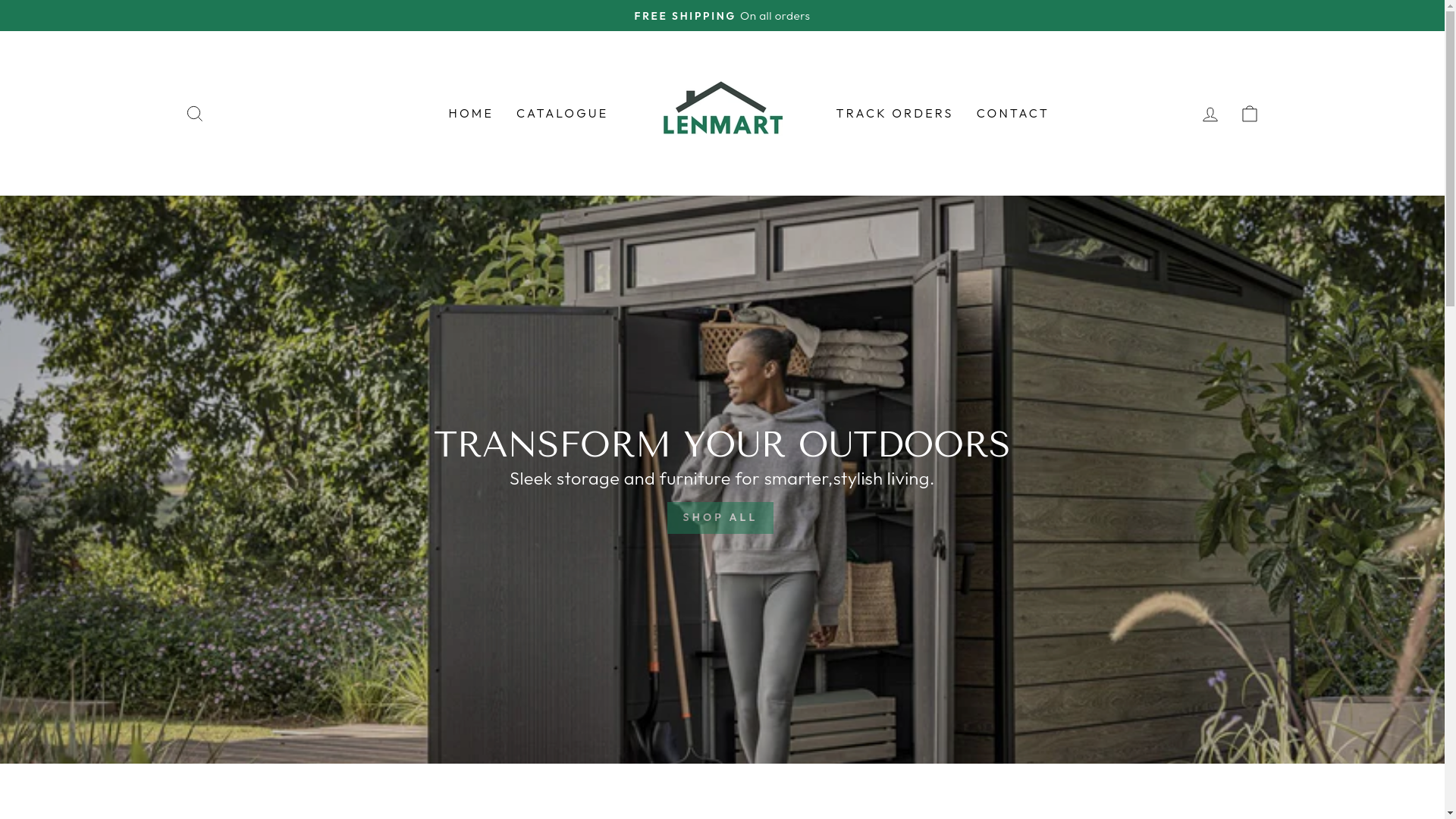 website screenshot of https://lenmart.shop/