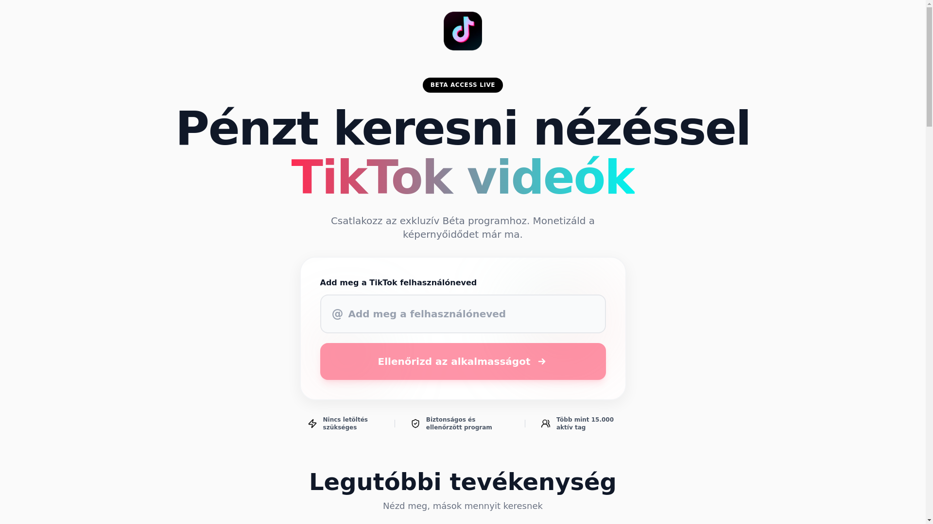 website screenshot of https://tiknez.com/