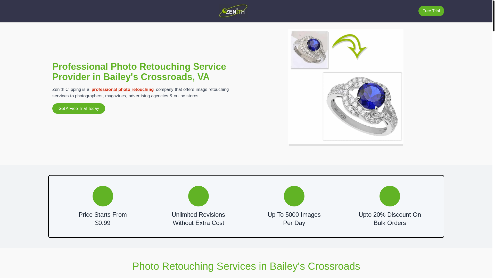 website screenshot of https://baileys-crossroads-va.pages.dev/