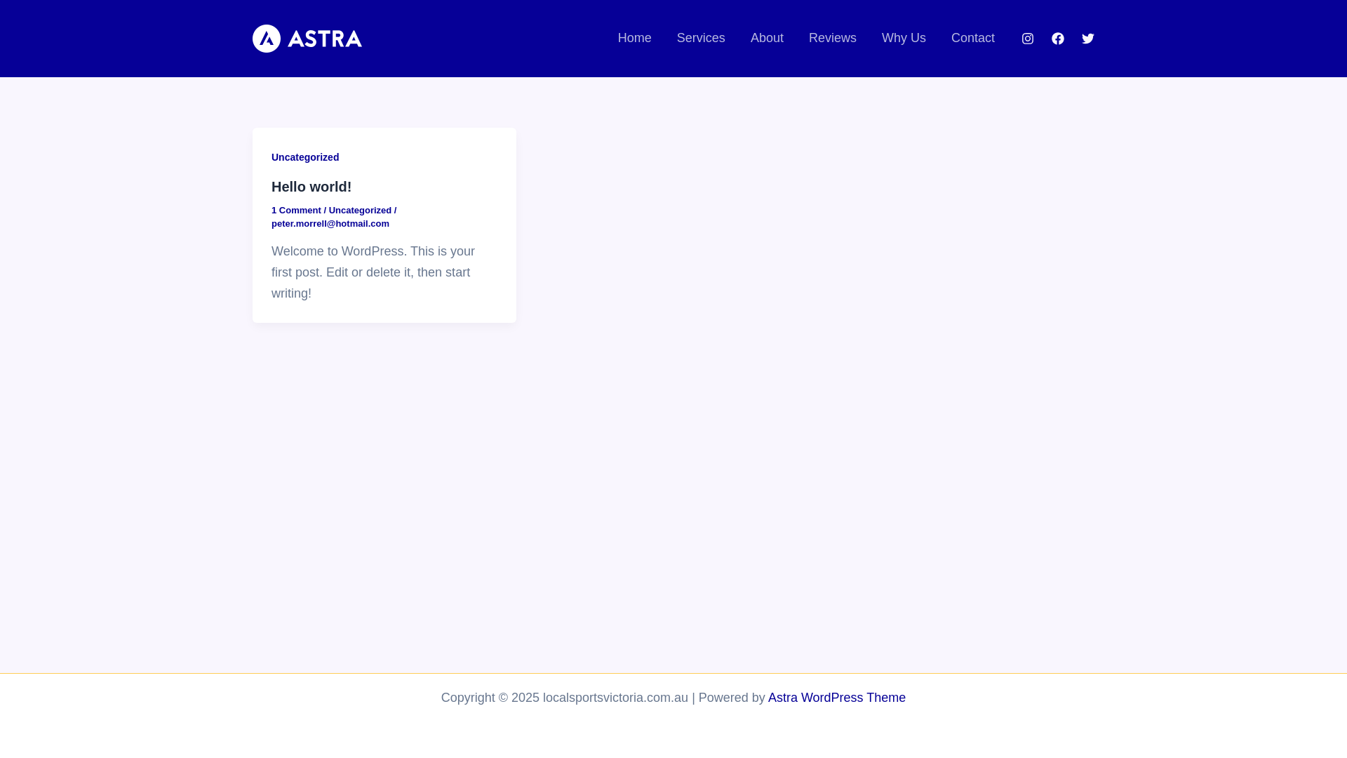 website screenshot of https://localsportsvictoria.com.au/
