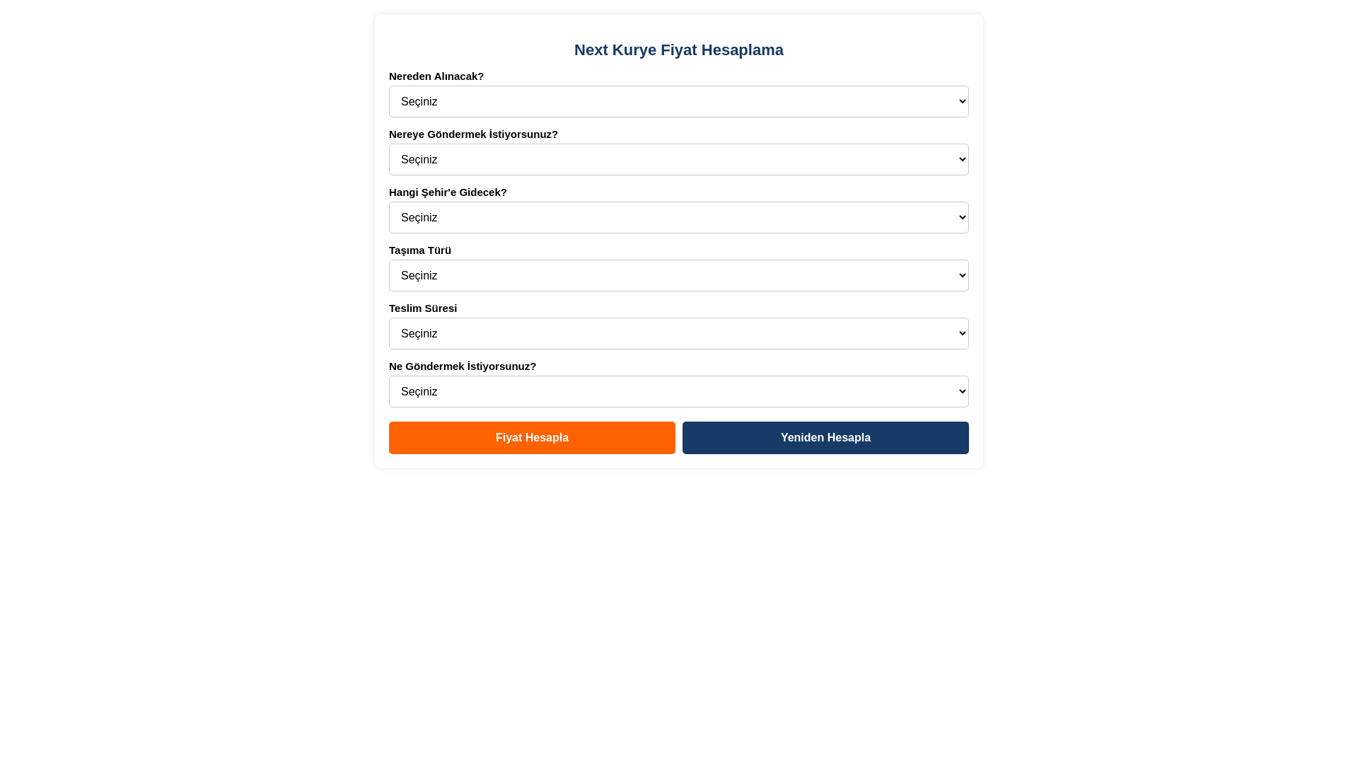 website screenshot of https://nextkuryefiyathesaplamav3.pages.dev/