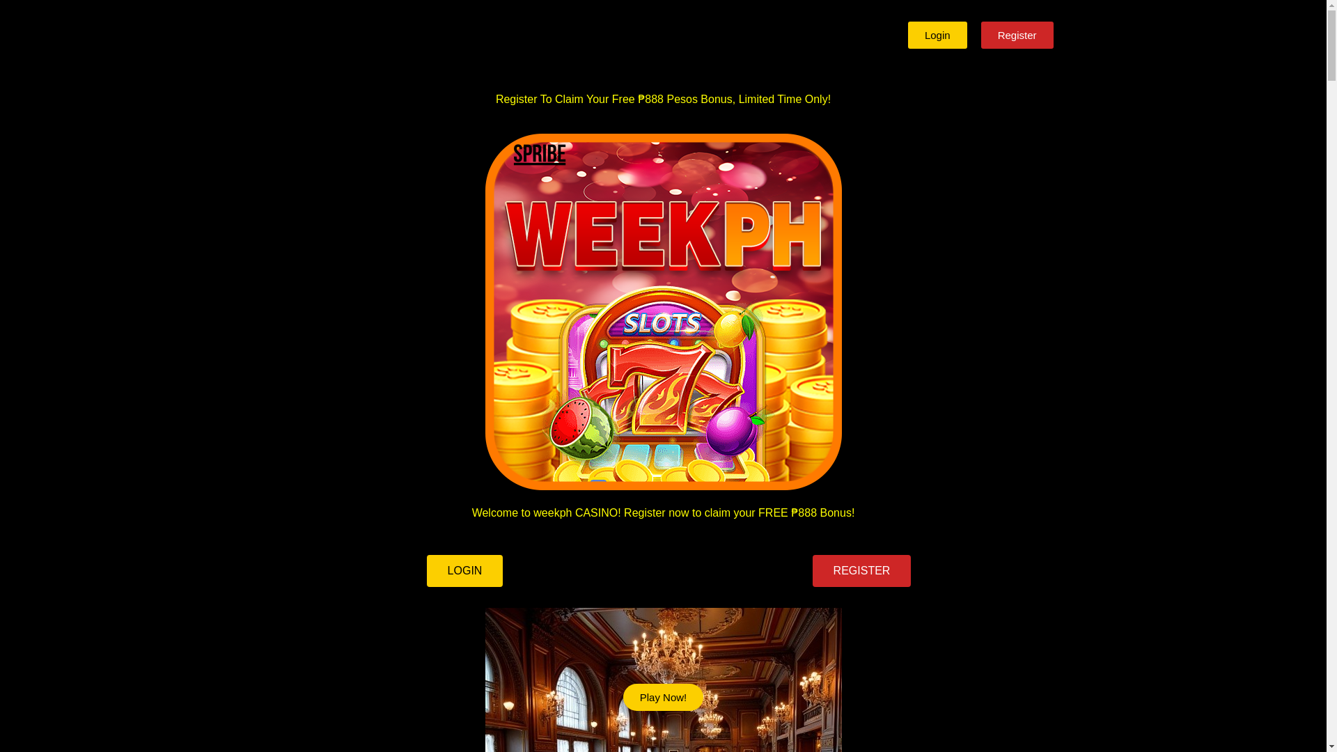 website screenshot of https://weekphcasino.com/