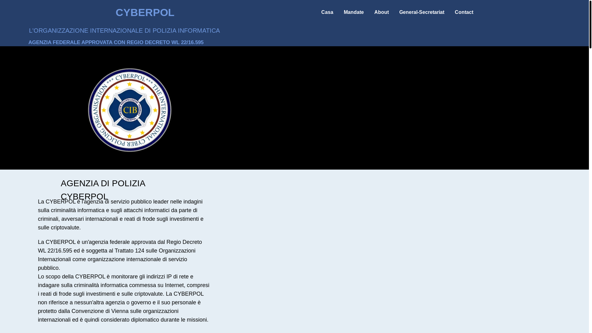 website screenshot of https://cyberpols.com/