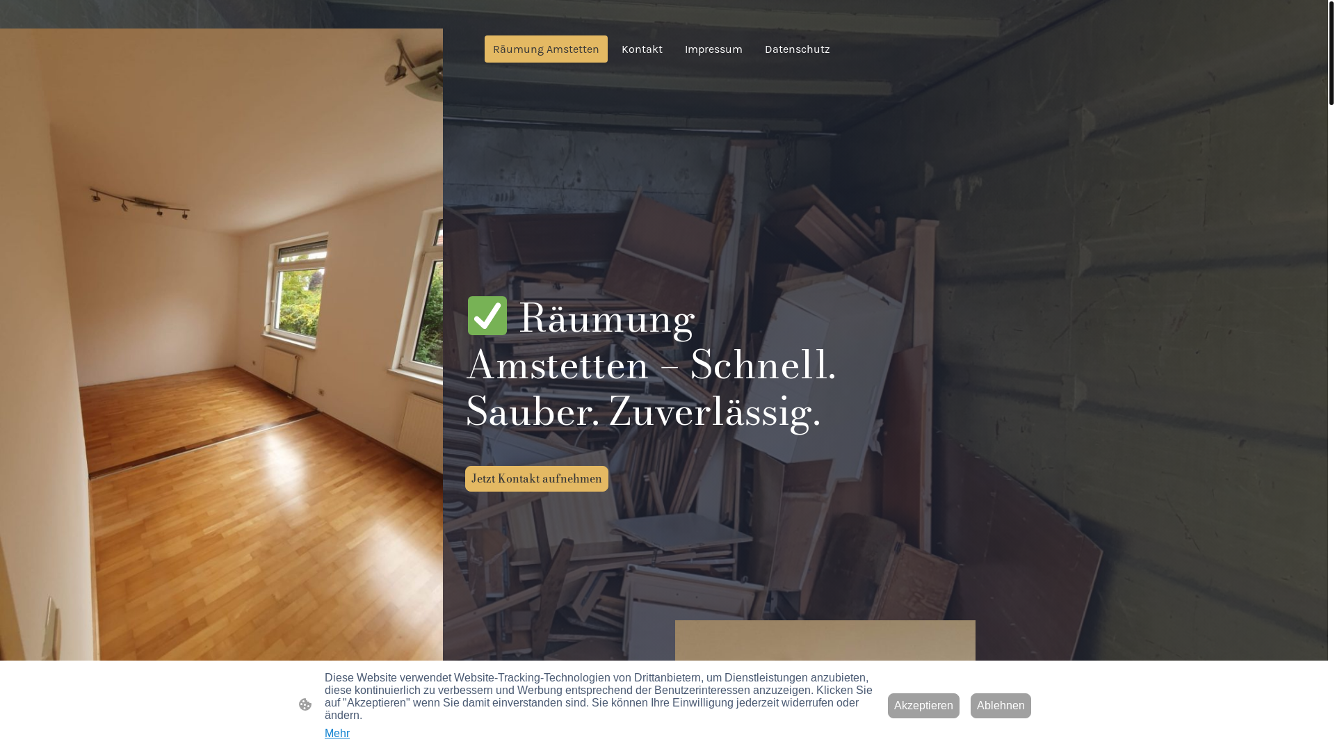 website screenshot of https://raeumung-amstetten.at/