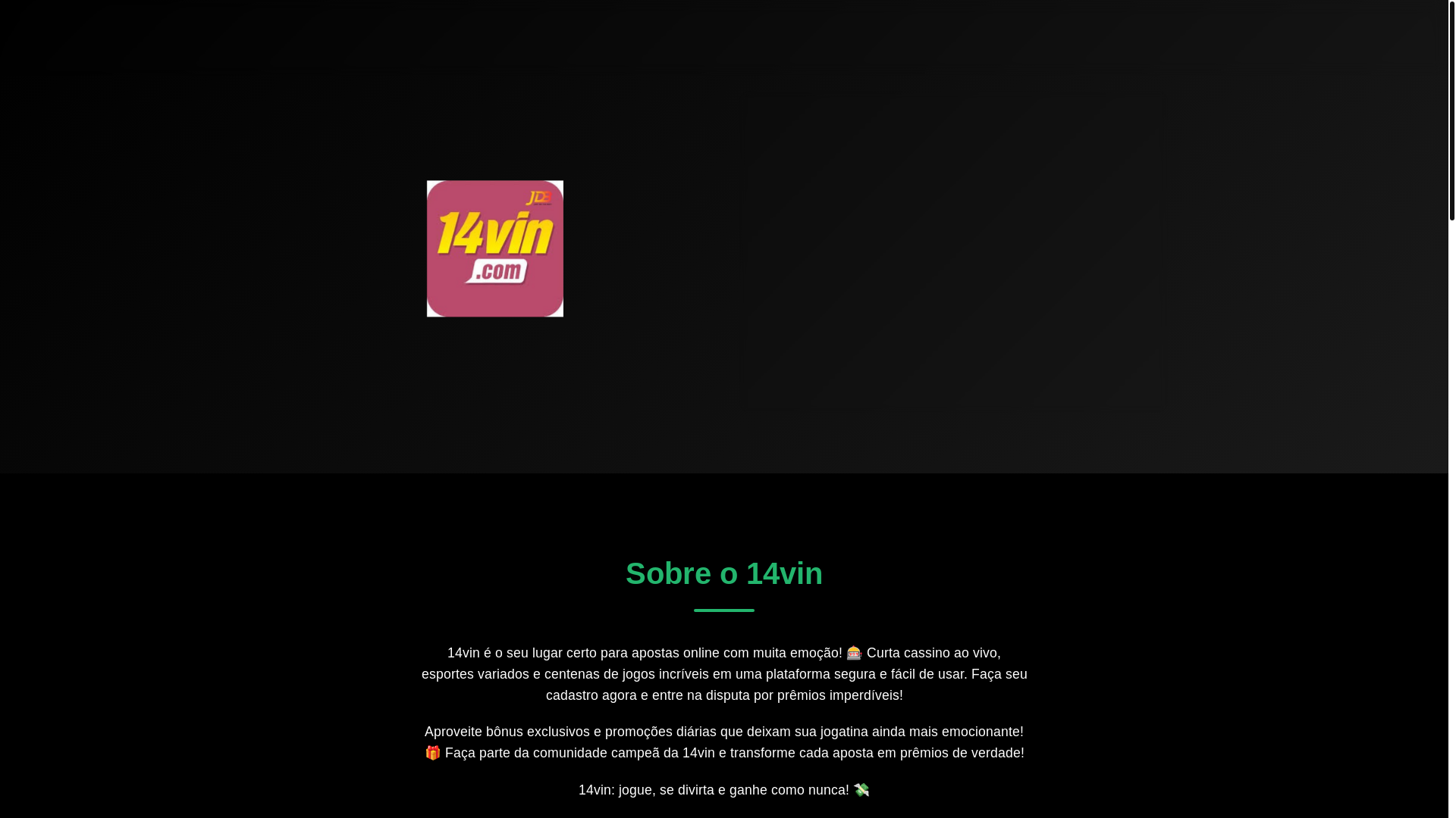 website screenshot of https://14vin.win/