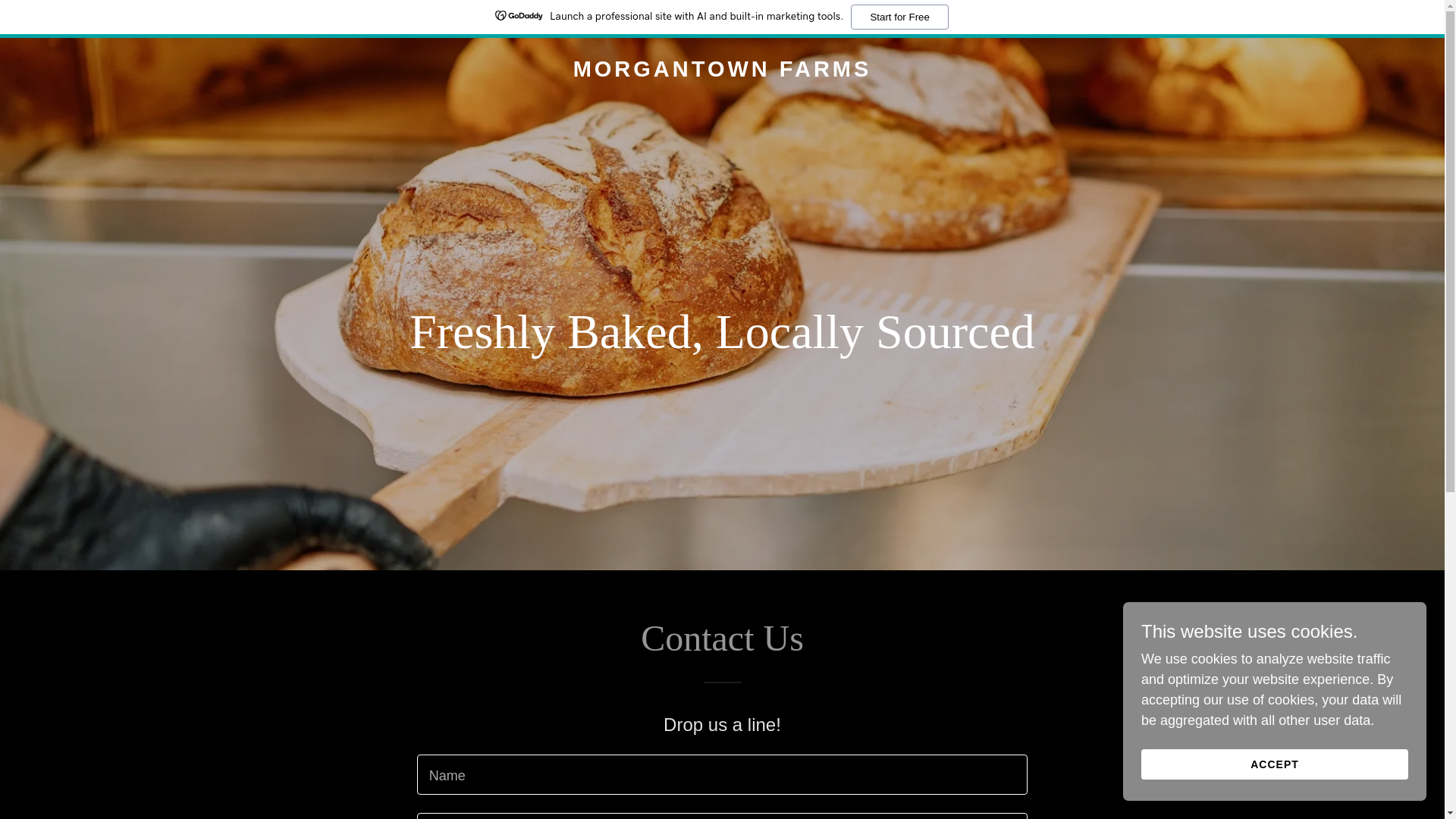 website screenshot of https://morgantownfarms.com/