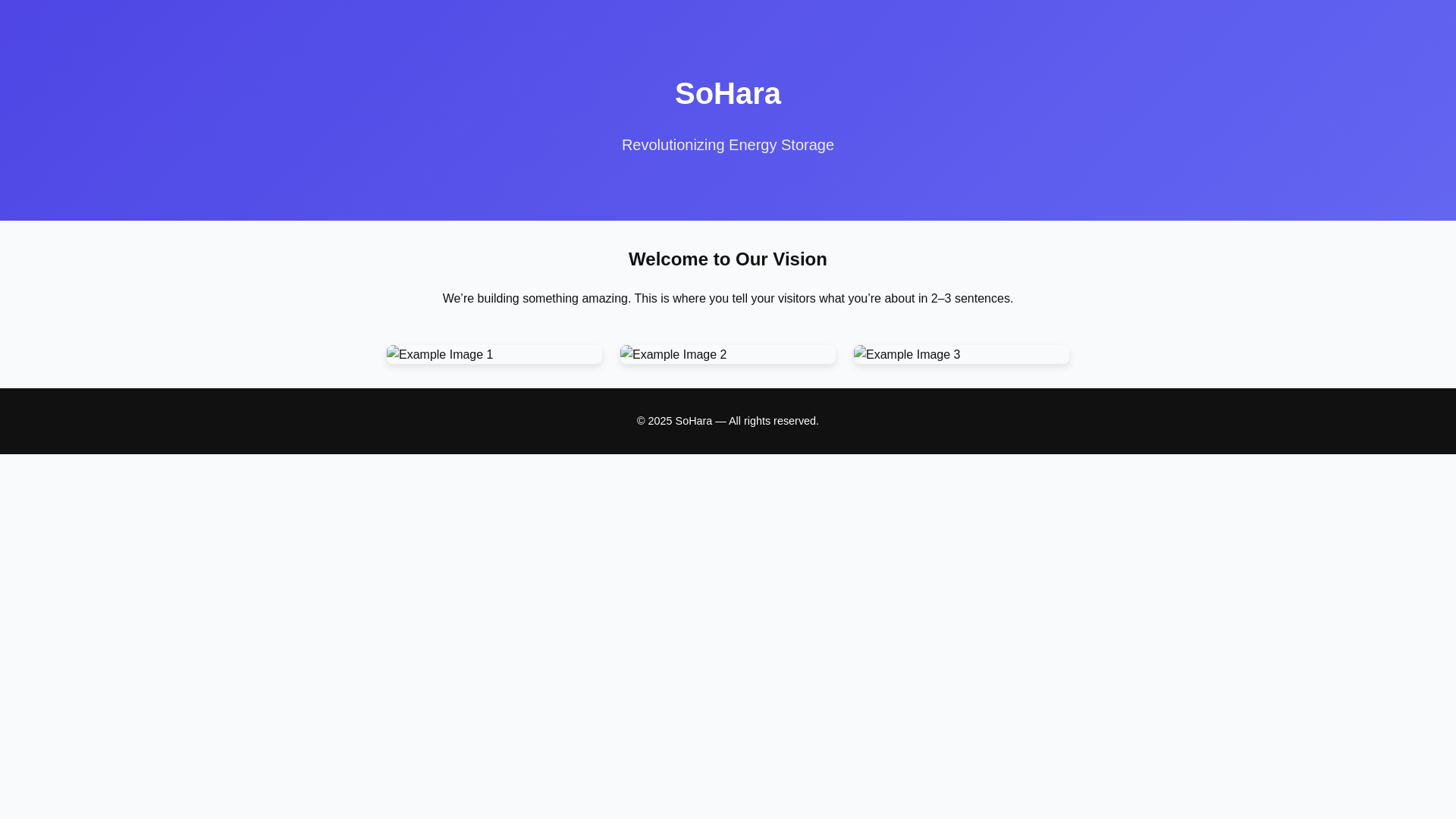 website screenshot of https://sohara-website.pages.dev/