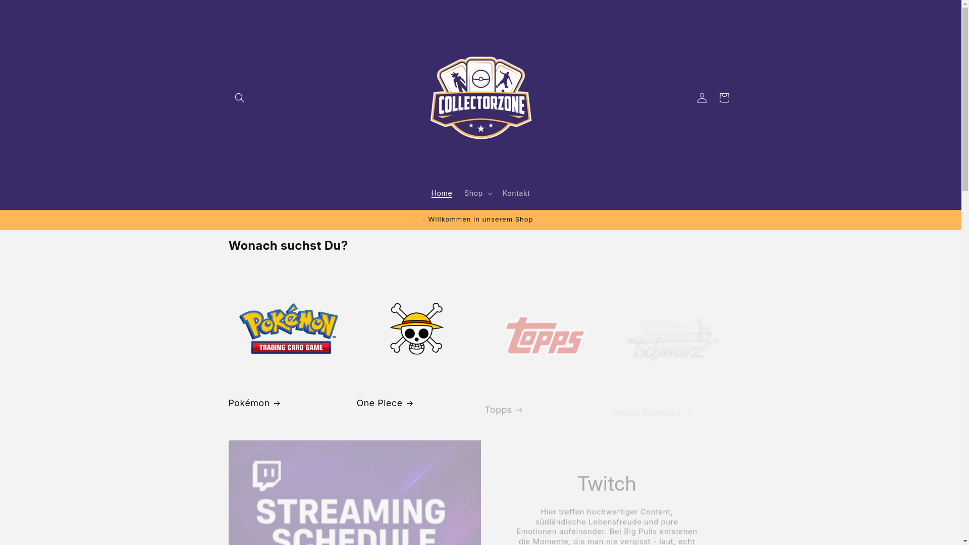 website screenshot of https://www.thecollectorzone.ch/