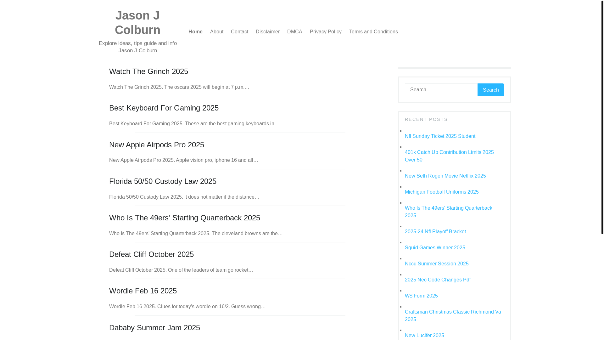 website screenshot of https://jasonjcolburnc.pages.dev/