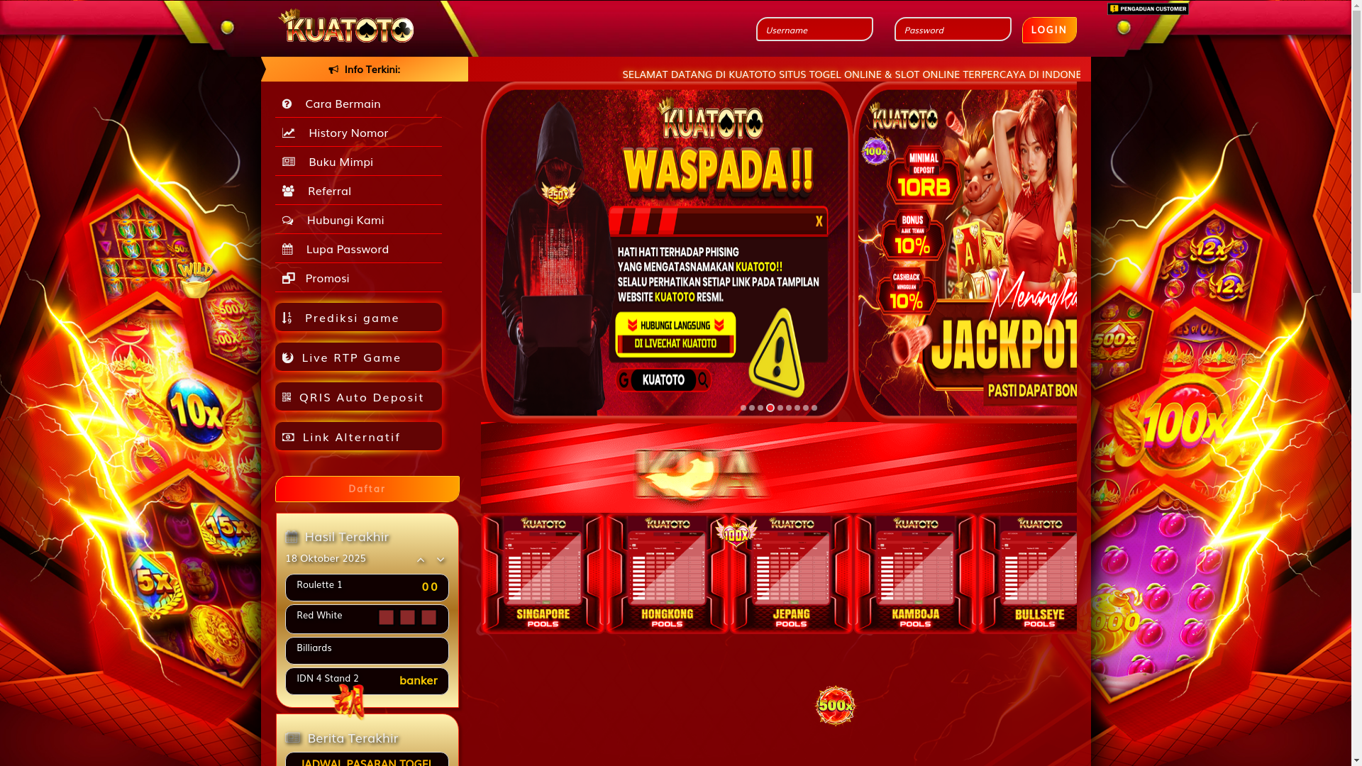 website screenshot of https://kuabagus.com/
