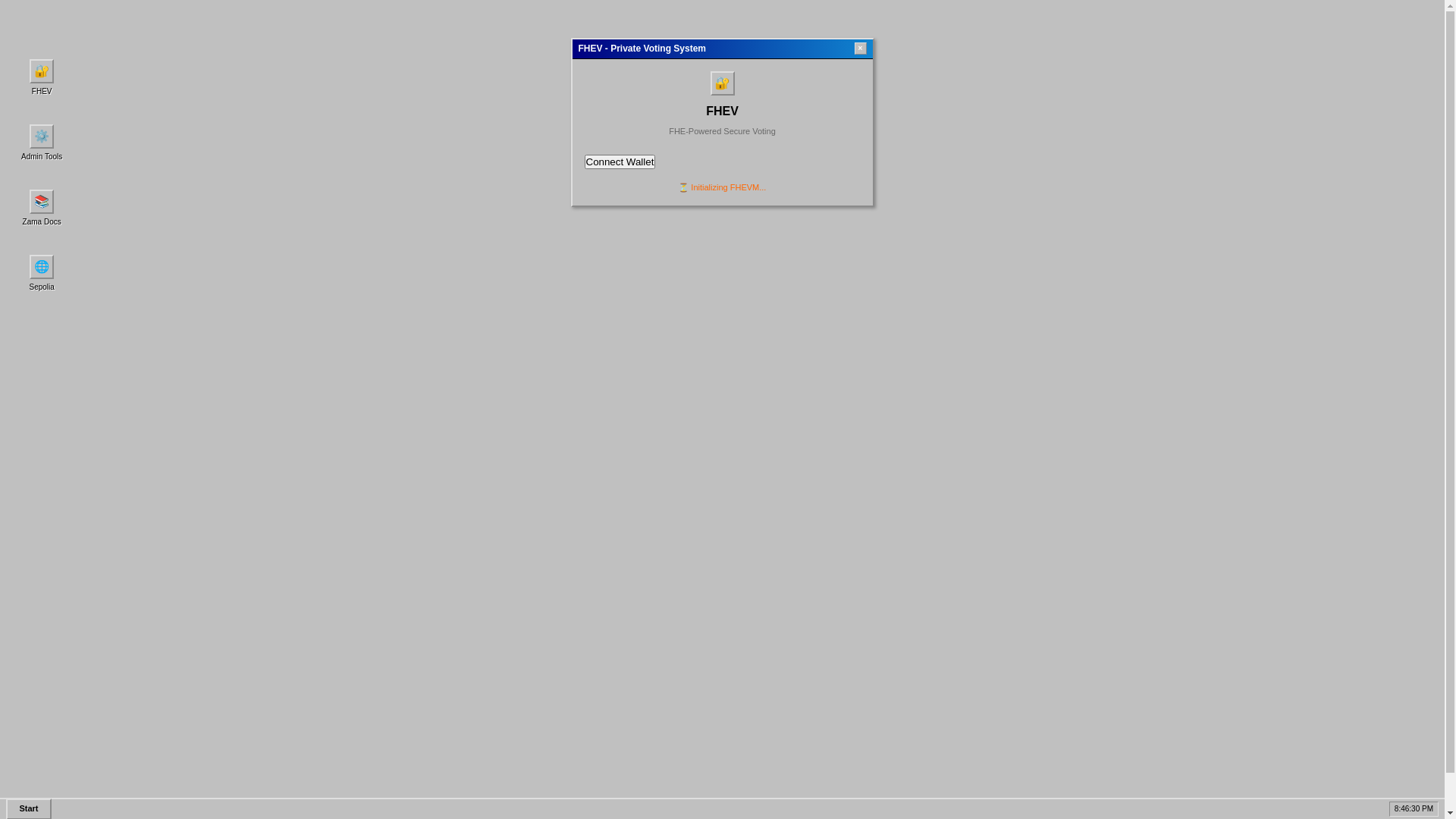 website screenshot of https://fhev.site/