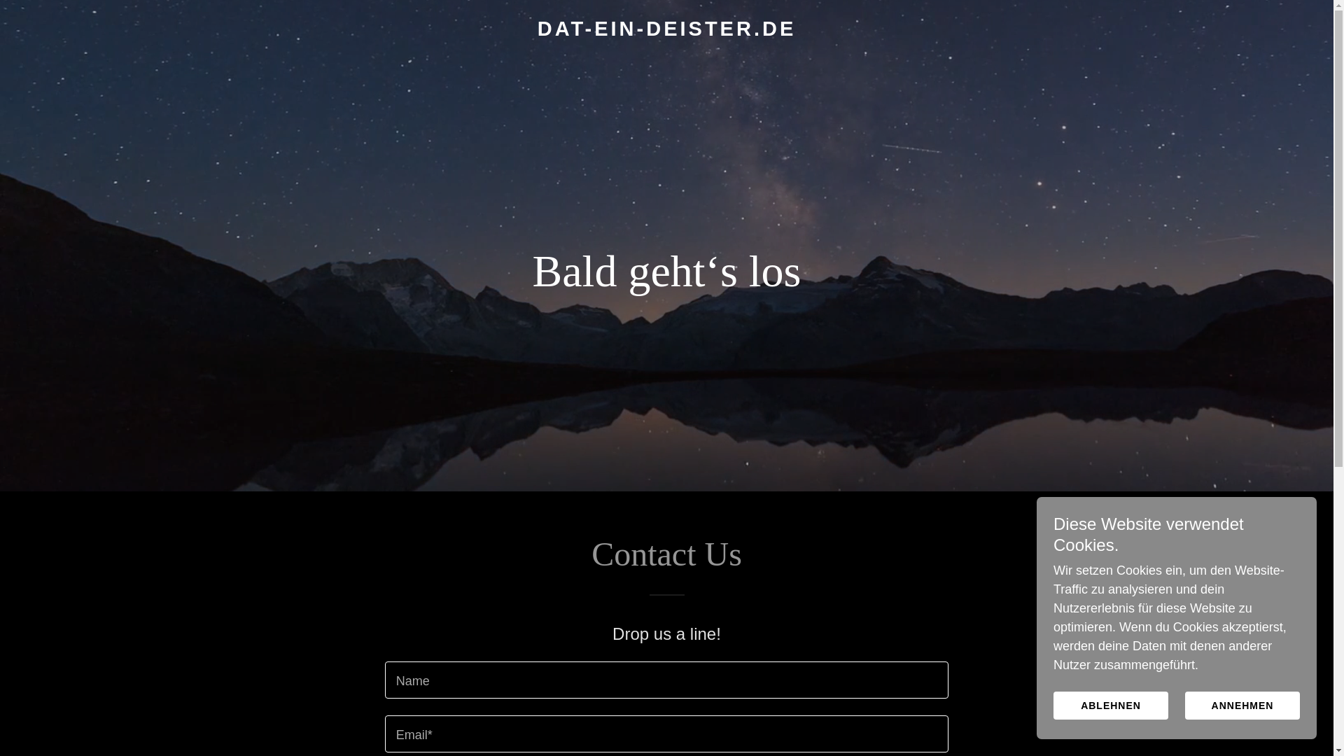website screenshot of https://dat-ein-deister.de/