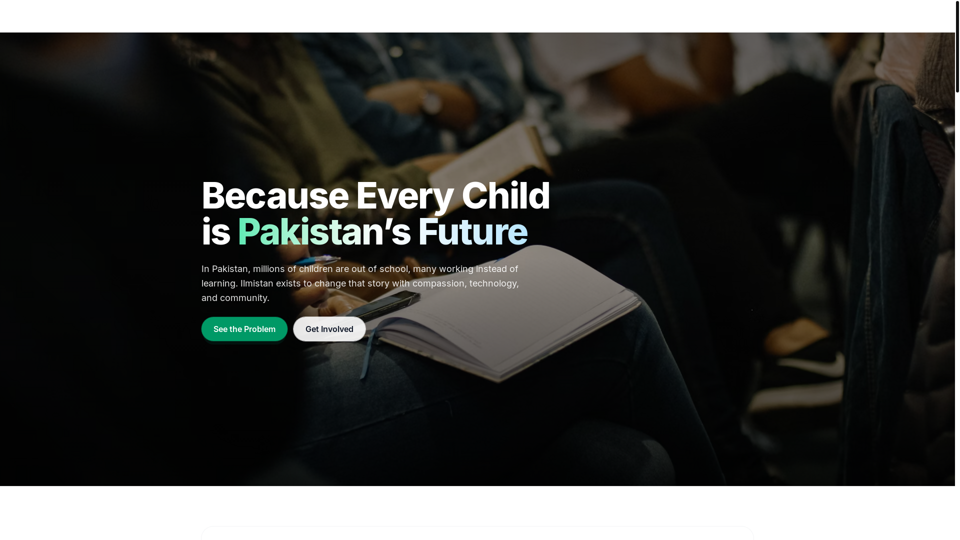 website screenshot of https://ilmistan.xyz/