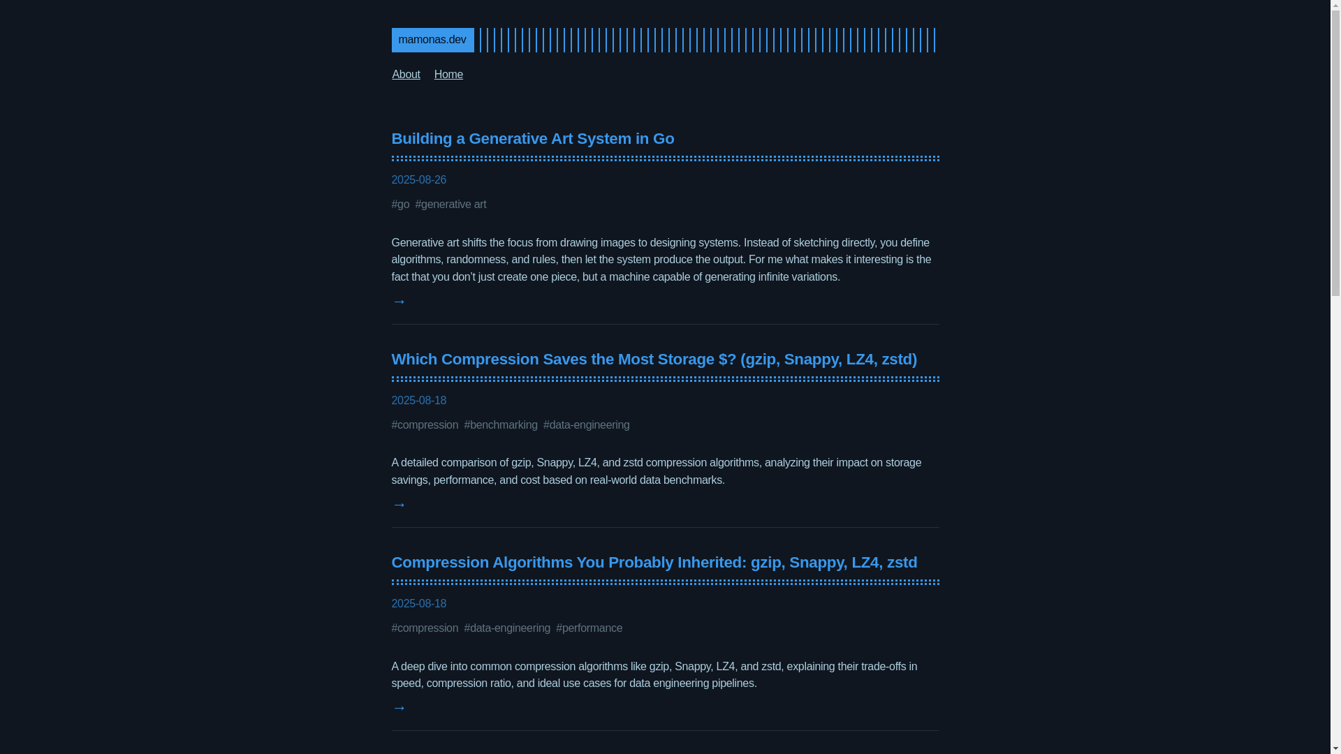 website screenshot of https://personal-blog-fm2.pages.dev/