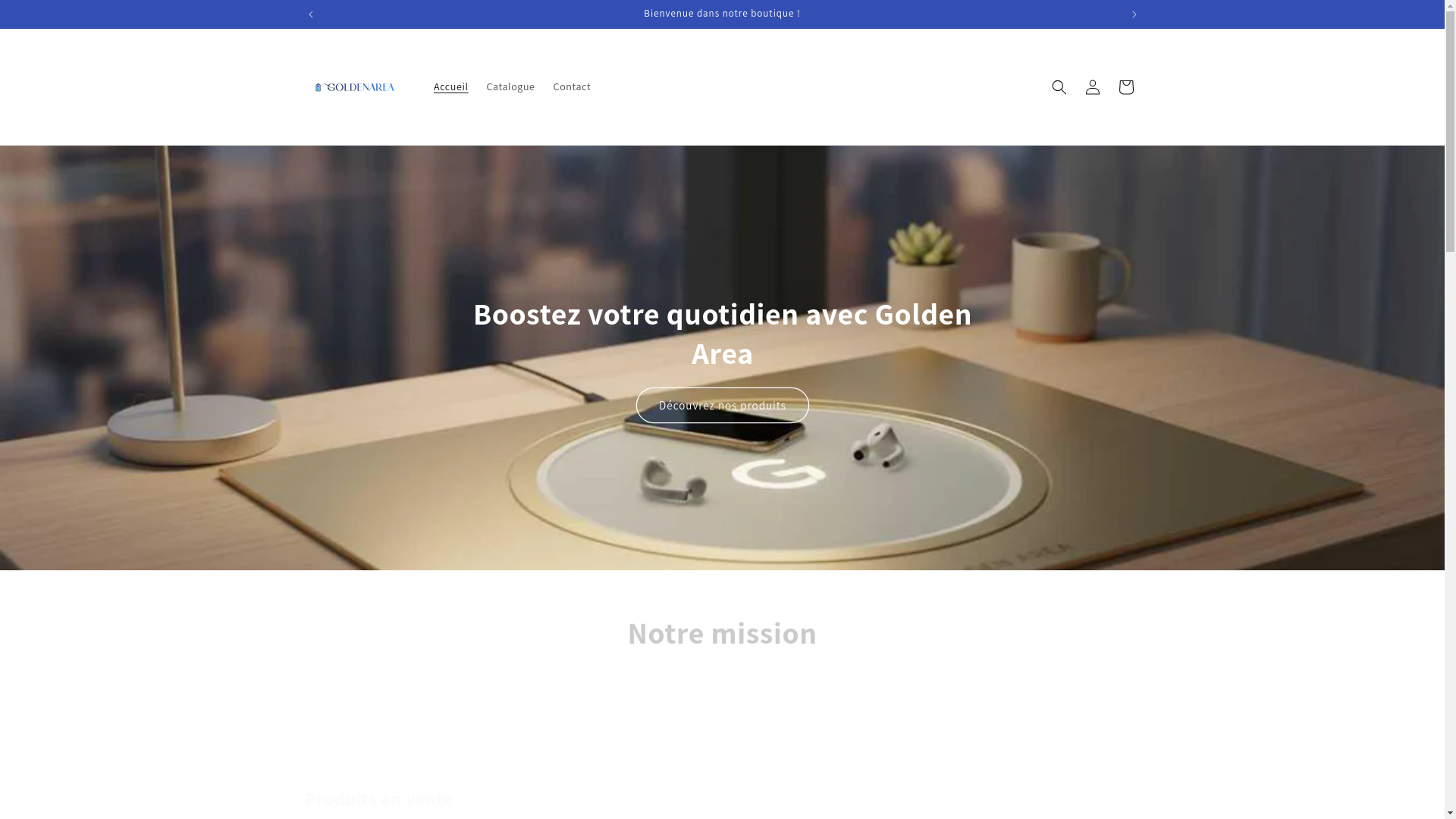 website screenshot of https://goldenarea.eu/