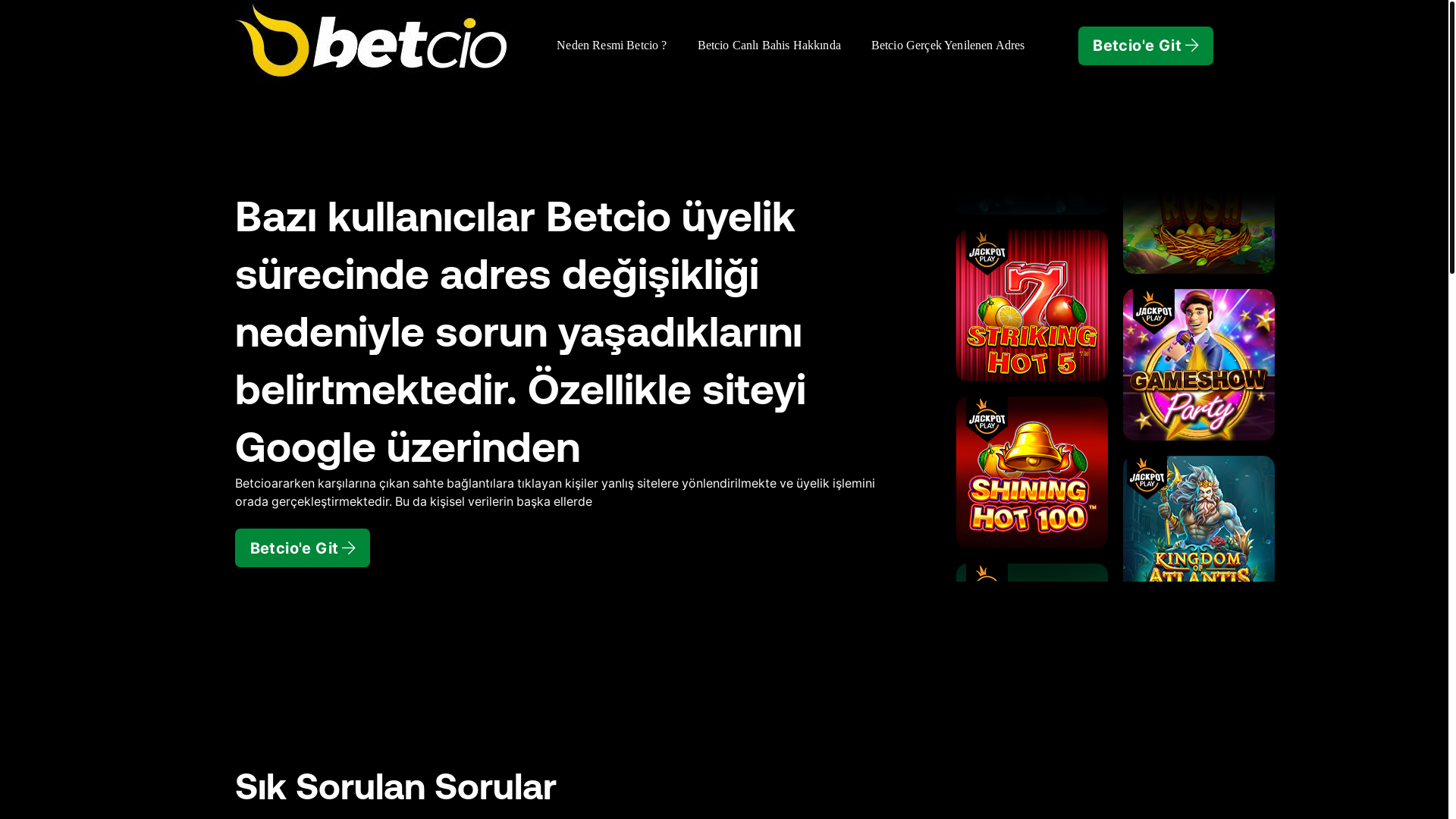 website screenshot of https://betcioburasi.com/