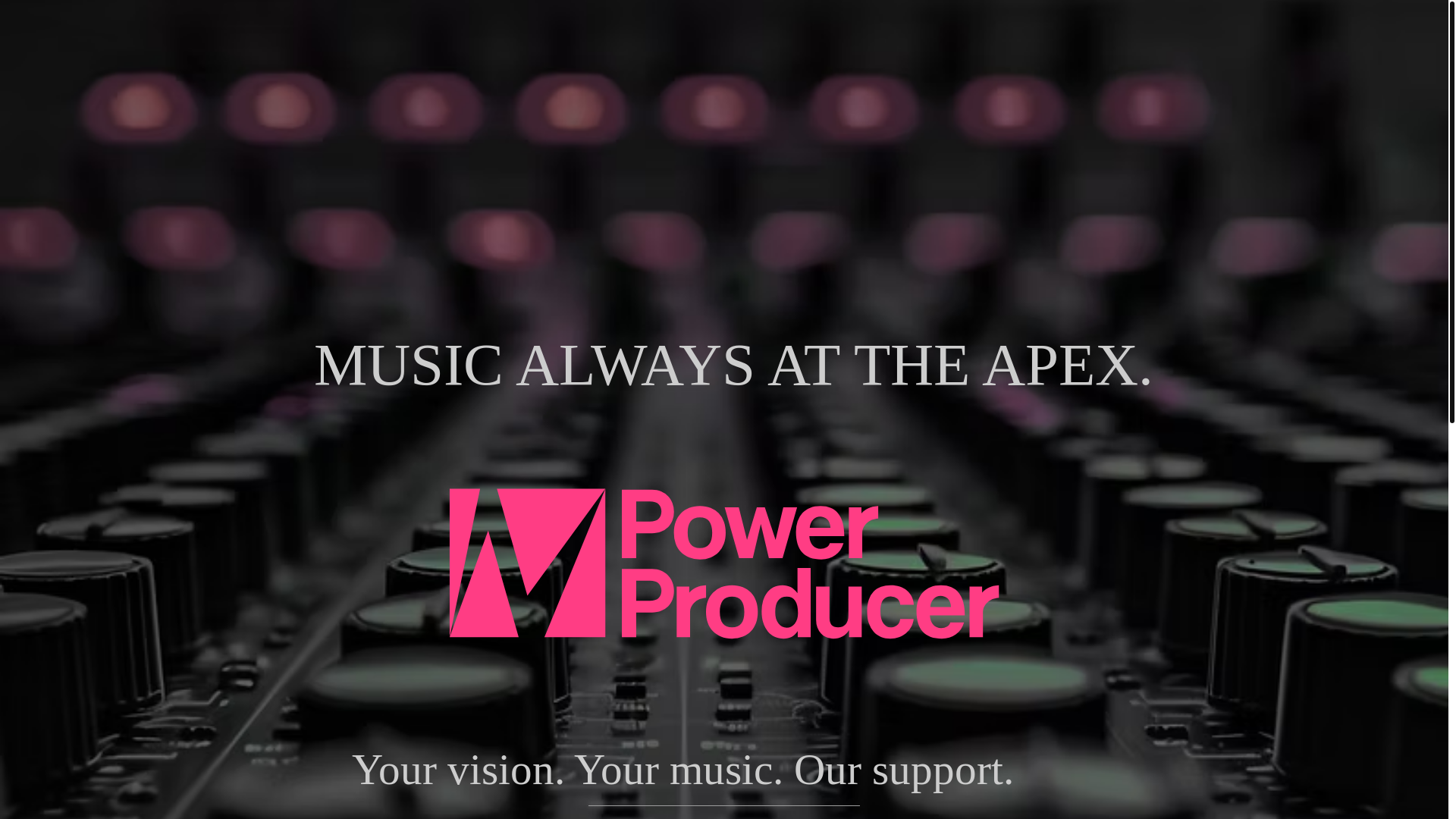 website screenshot of https://powerproducers.co/