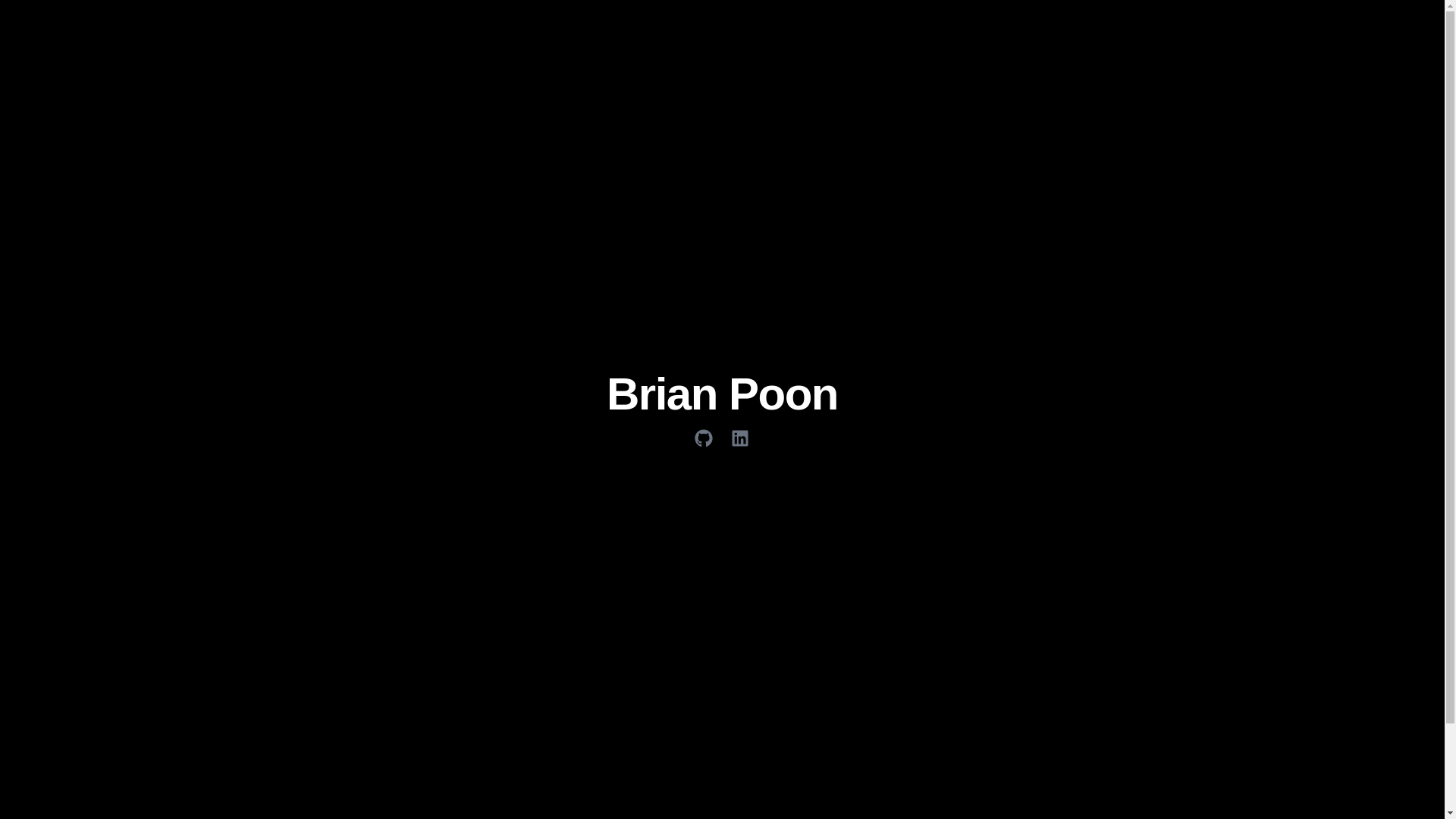 website screenshot of https://brianpoon-com.pages.dev/