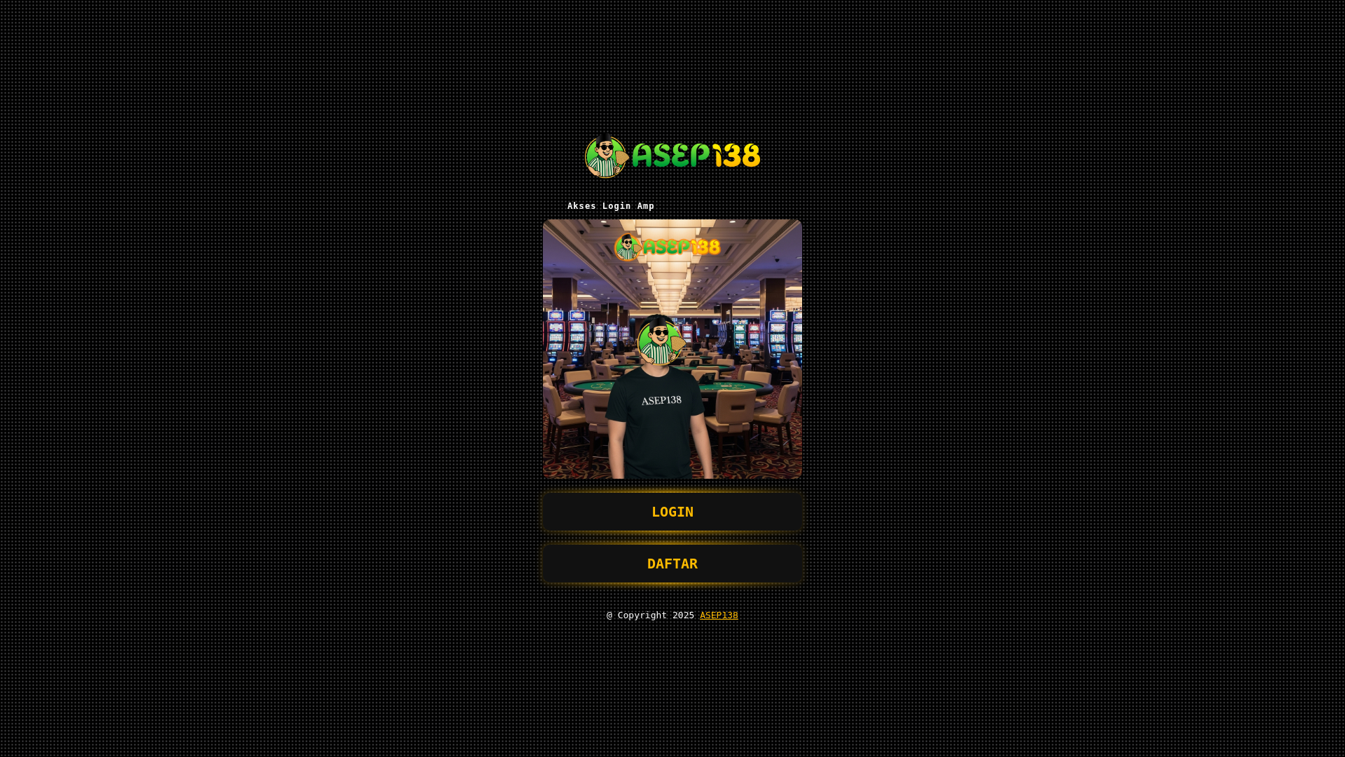 website screenshot of https://ampasep138.org/