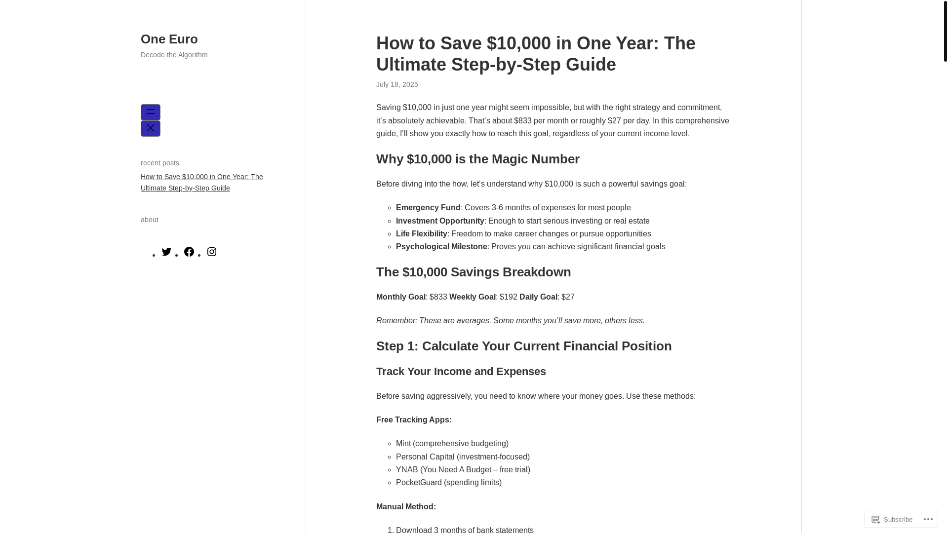 website screenshot of https://broketobold.blog/
