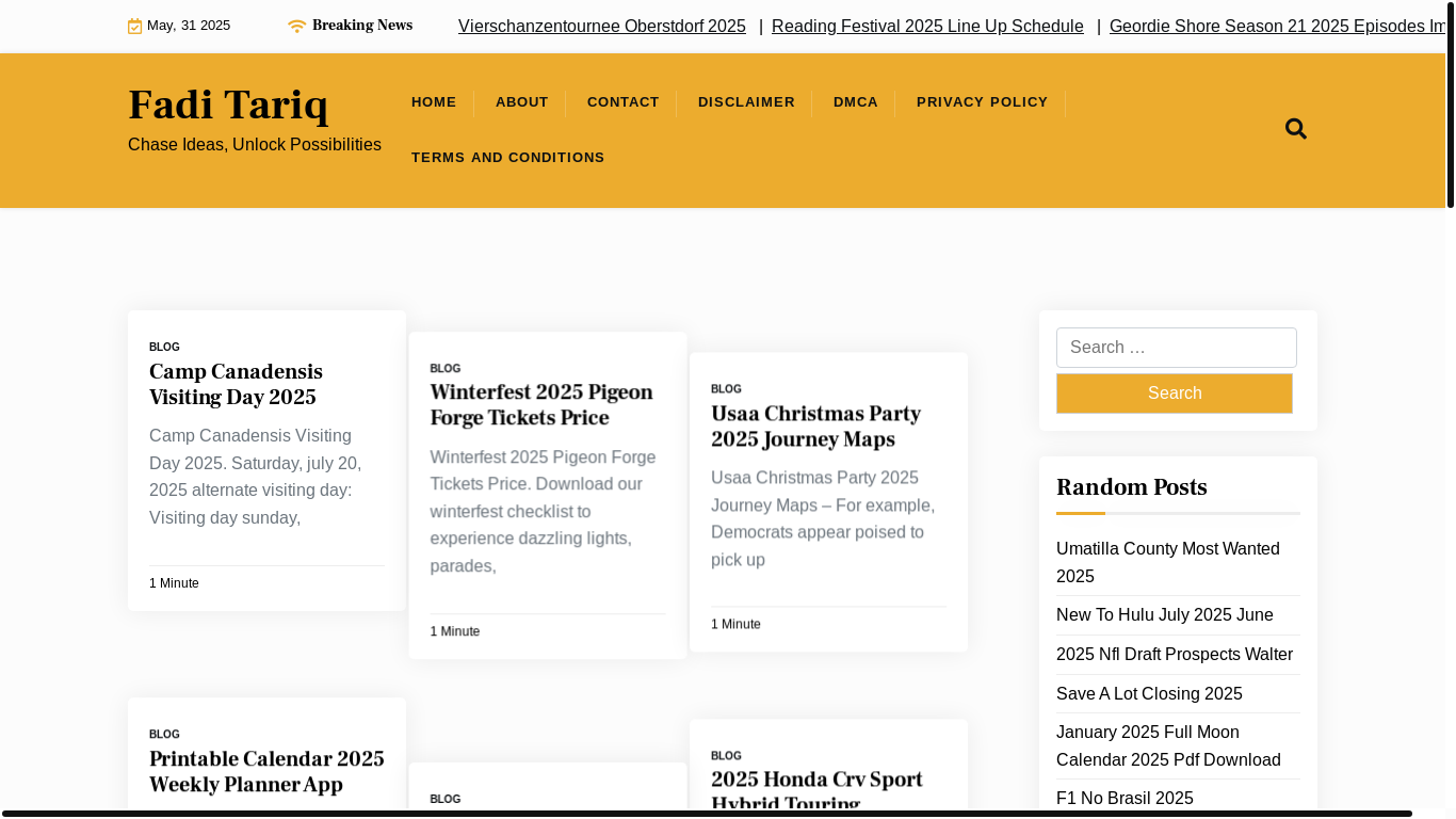 website screenshot of https://faditariq.pages.dev/