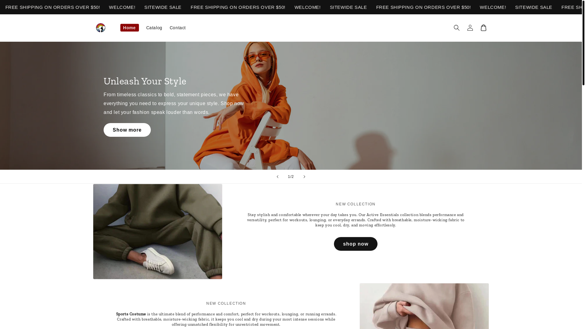 website screenshot of https://kickget.store/