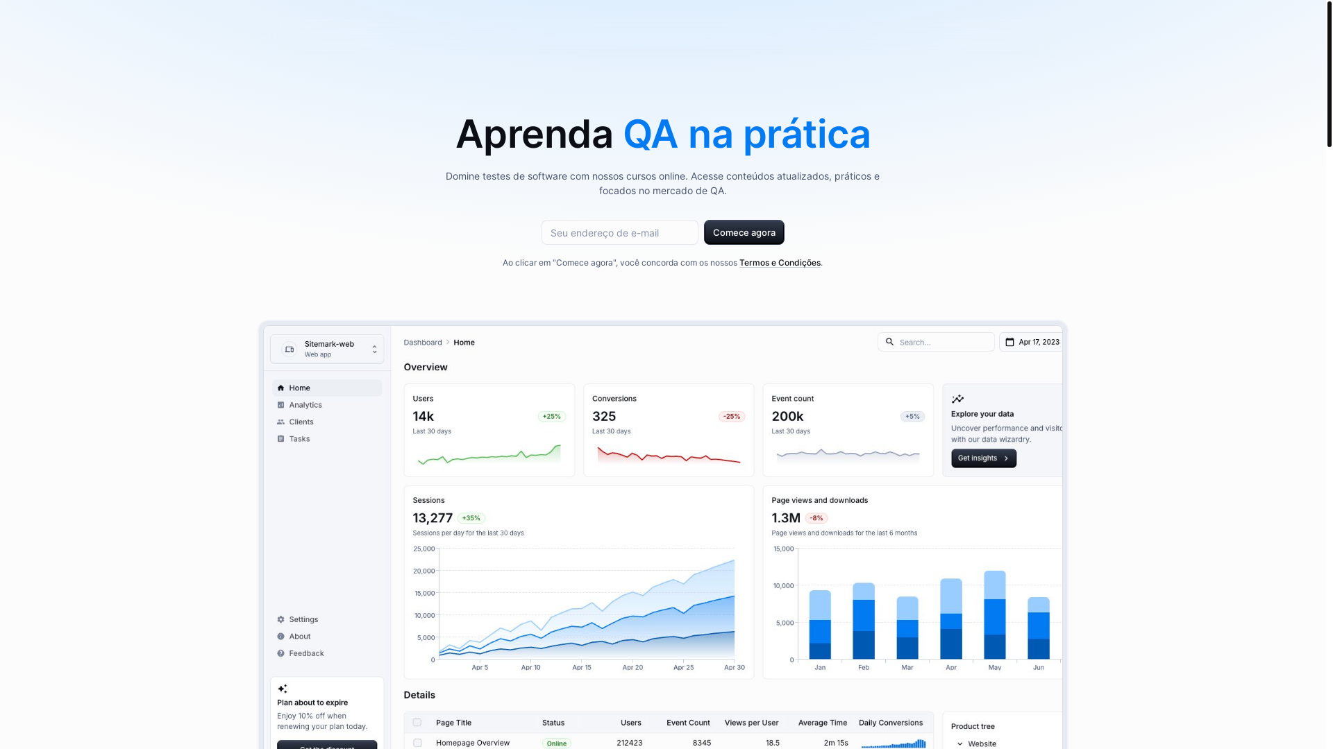 website screenshot of https://eadcodestation.com.br/