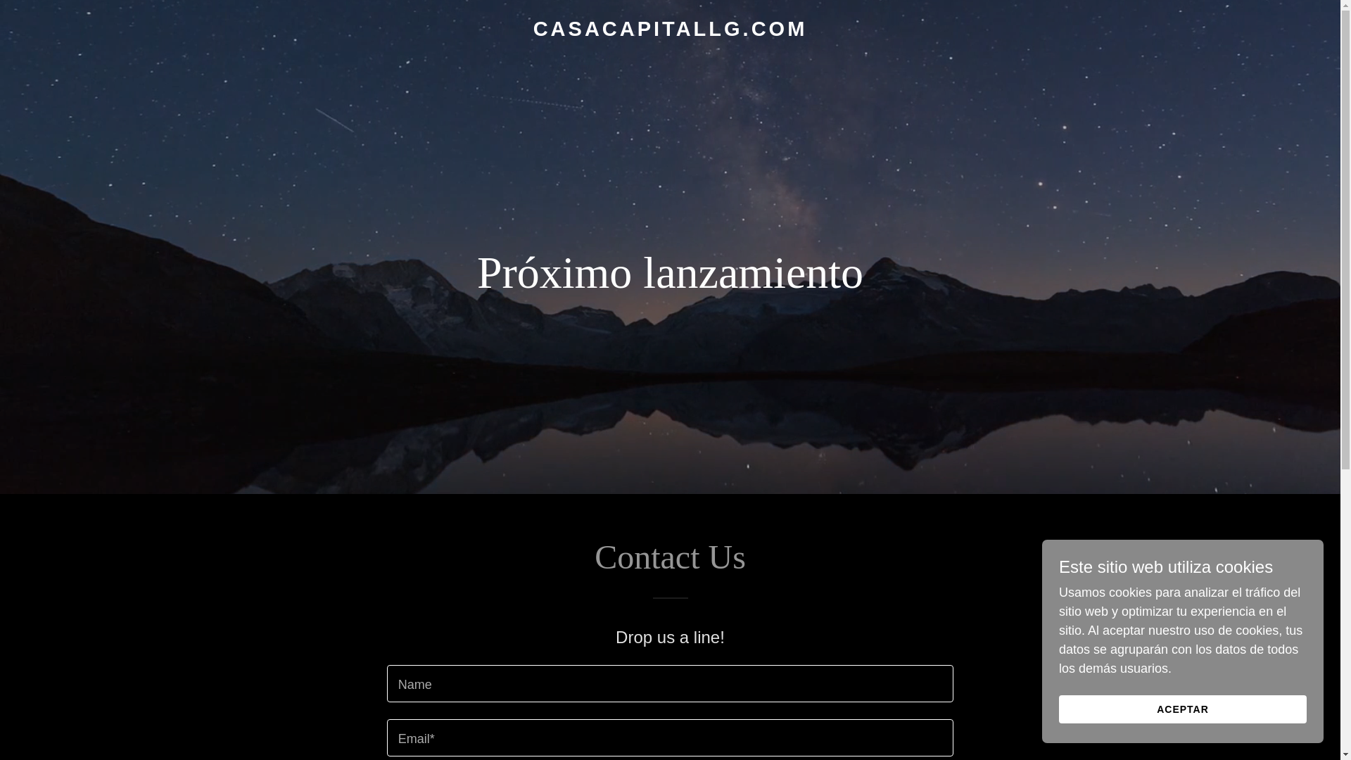 website screenshot of https://casacapitallg.com/