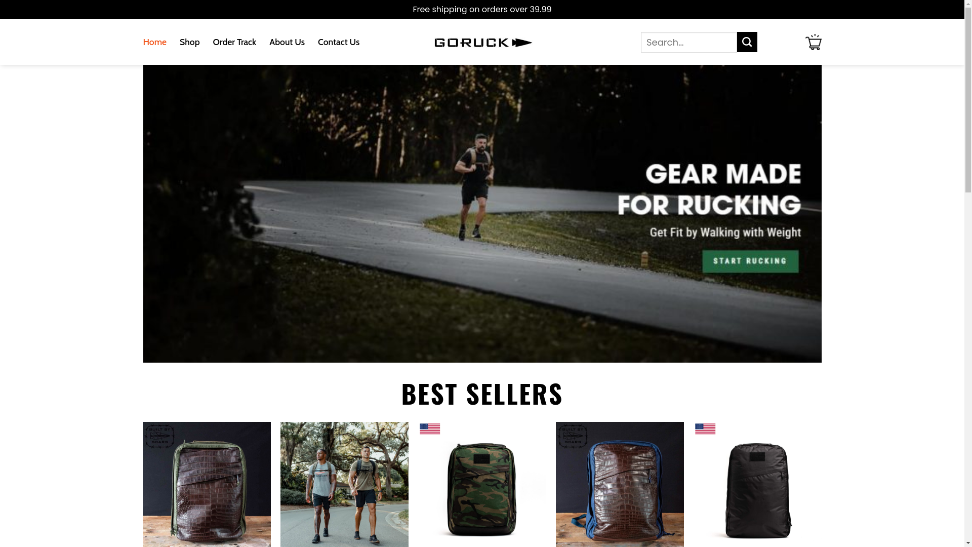 website screenshot of https://goruckois-us.shop/