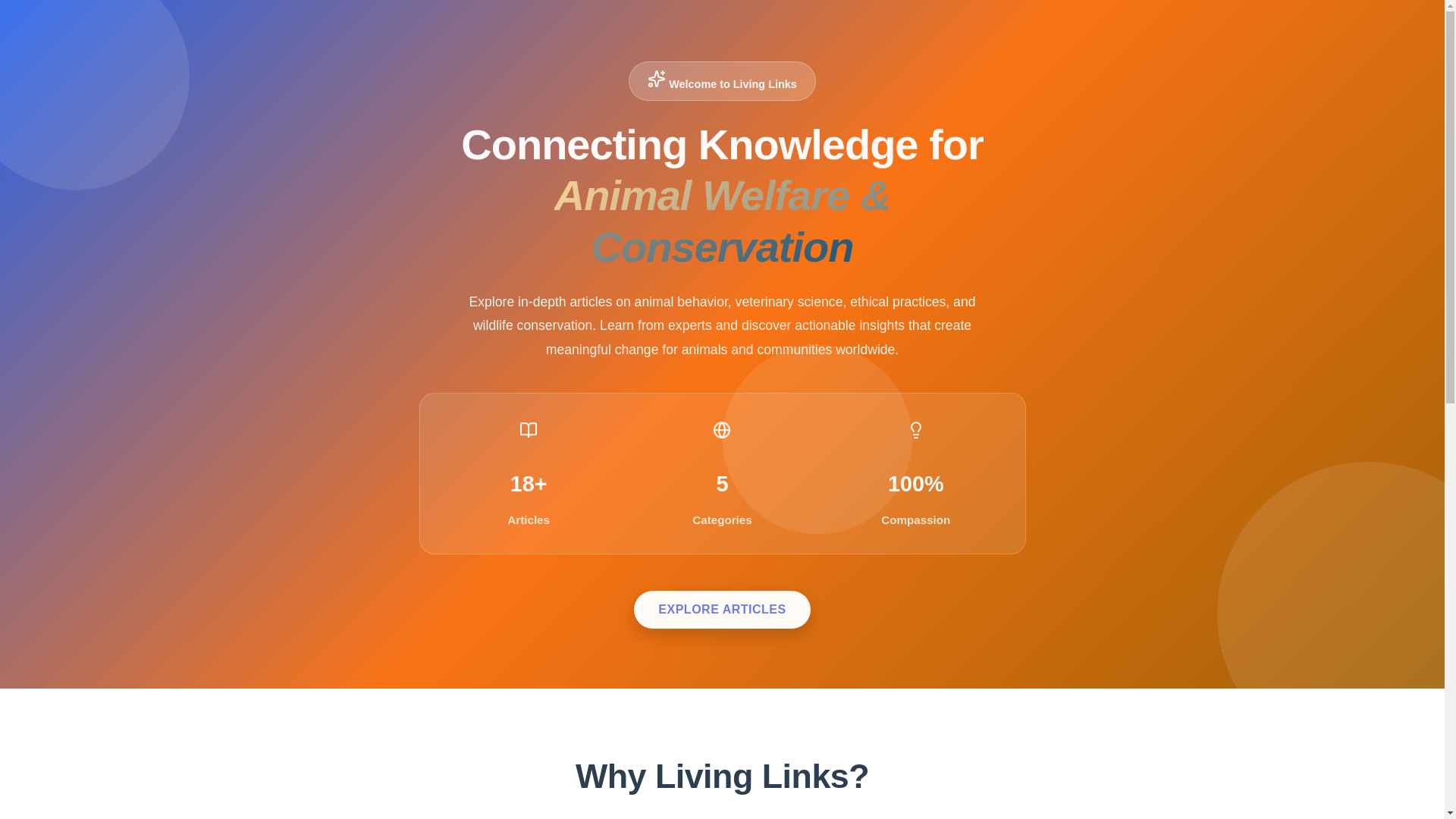website screenshot of https://living-links.pages.dev/