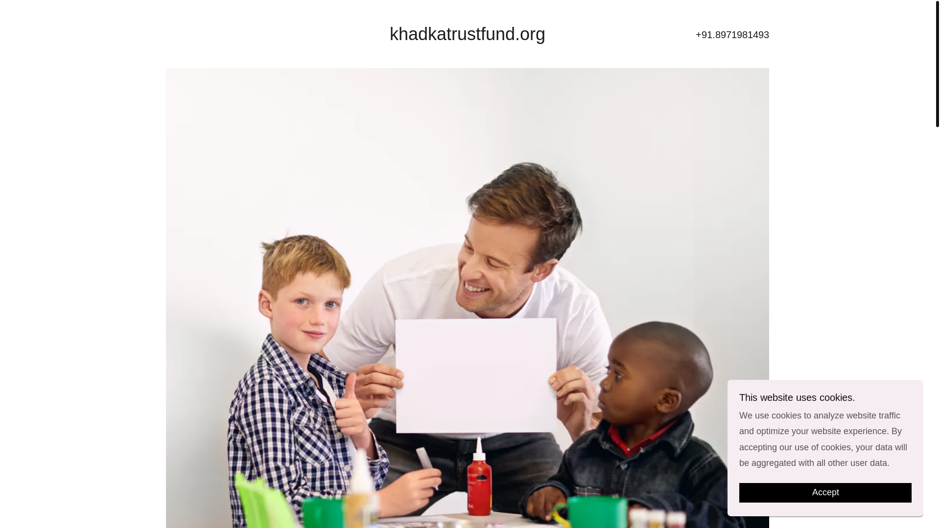 website screenshot of https://khadkatrustfund.org/