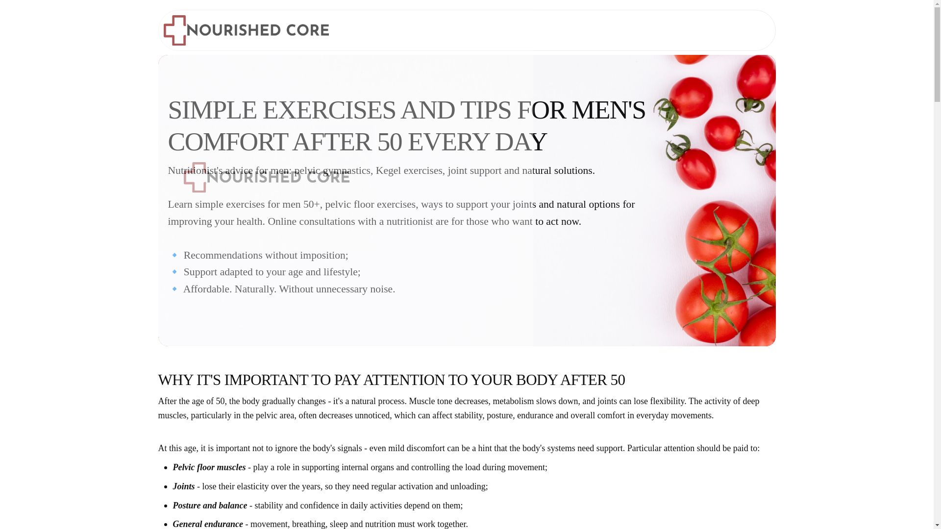 website screenshot of https://nourishedcoreb.info/